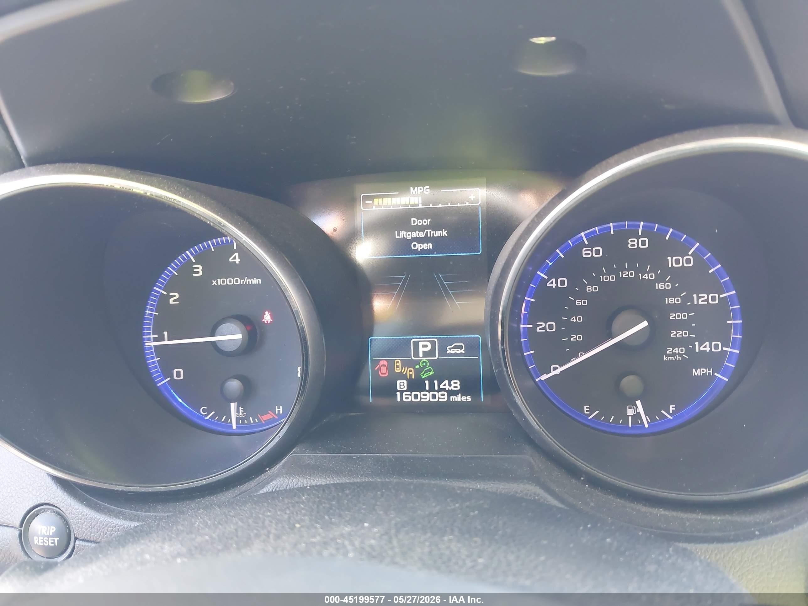 2015 Subaru Outback 2.5i Limited Green vin: 4S4BSBNC6F3345330