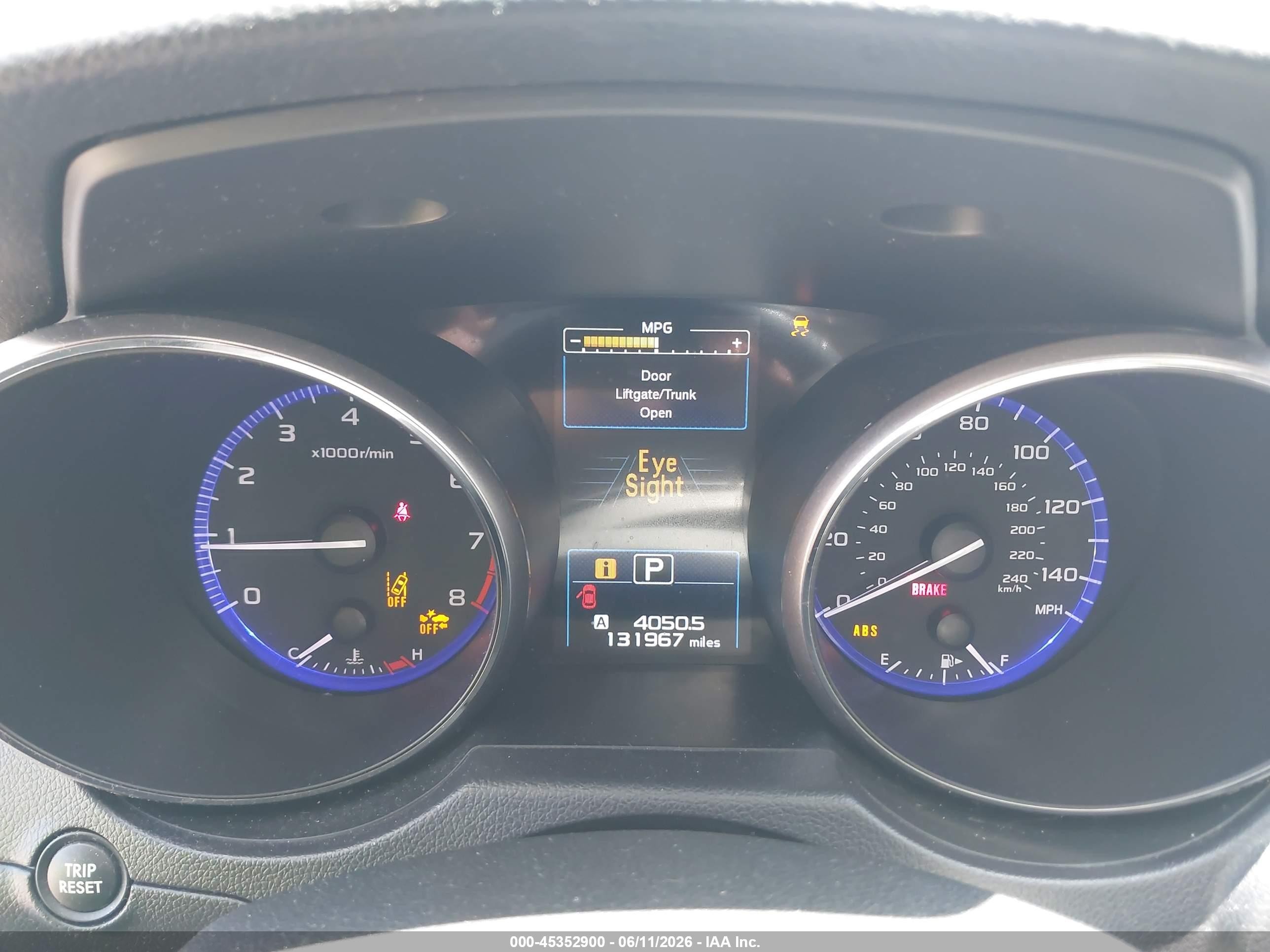 2015 Subaru Outback 2.5i Limited Серый vin: 4S4BSBNC9F3269778