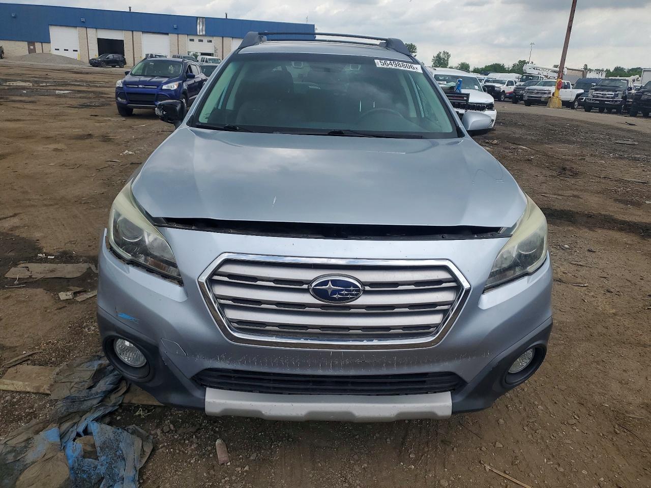 2015 Subaru Outback 2.5i Limited Silver vin: 4S4BSBNCXF3286587