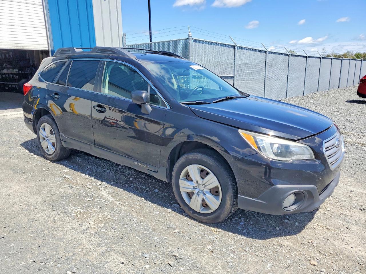 2015 Subaru Outback 2.5i Black vin: 4S4BSCAC8F3319002