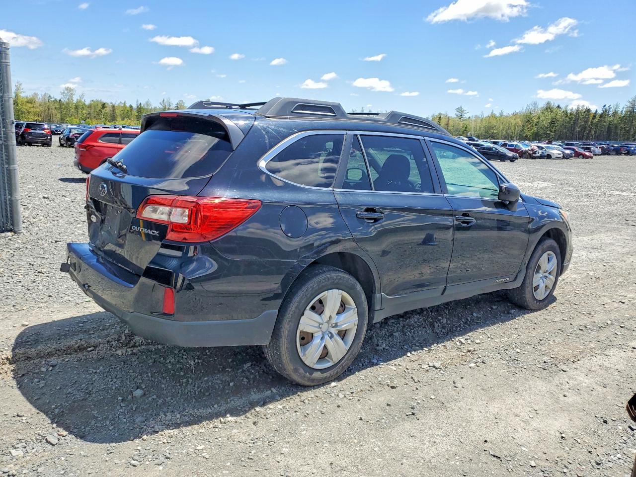2015 Subaru Outback 2.5i Black vin: 4S4BSCAC8F3319002