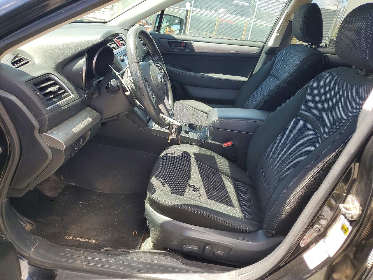 2015 Subaru Outback 2.5i Black vin: 4S4BSCAC8F3319002