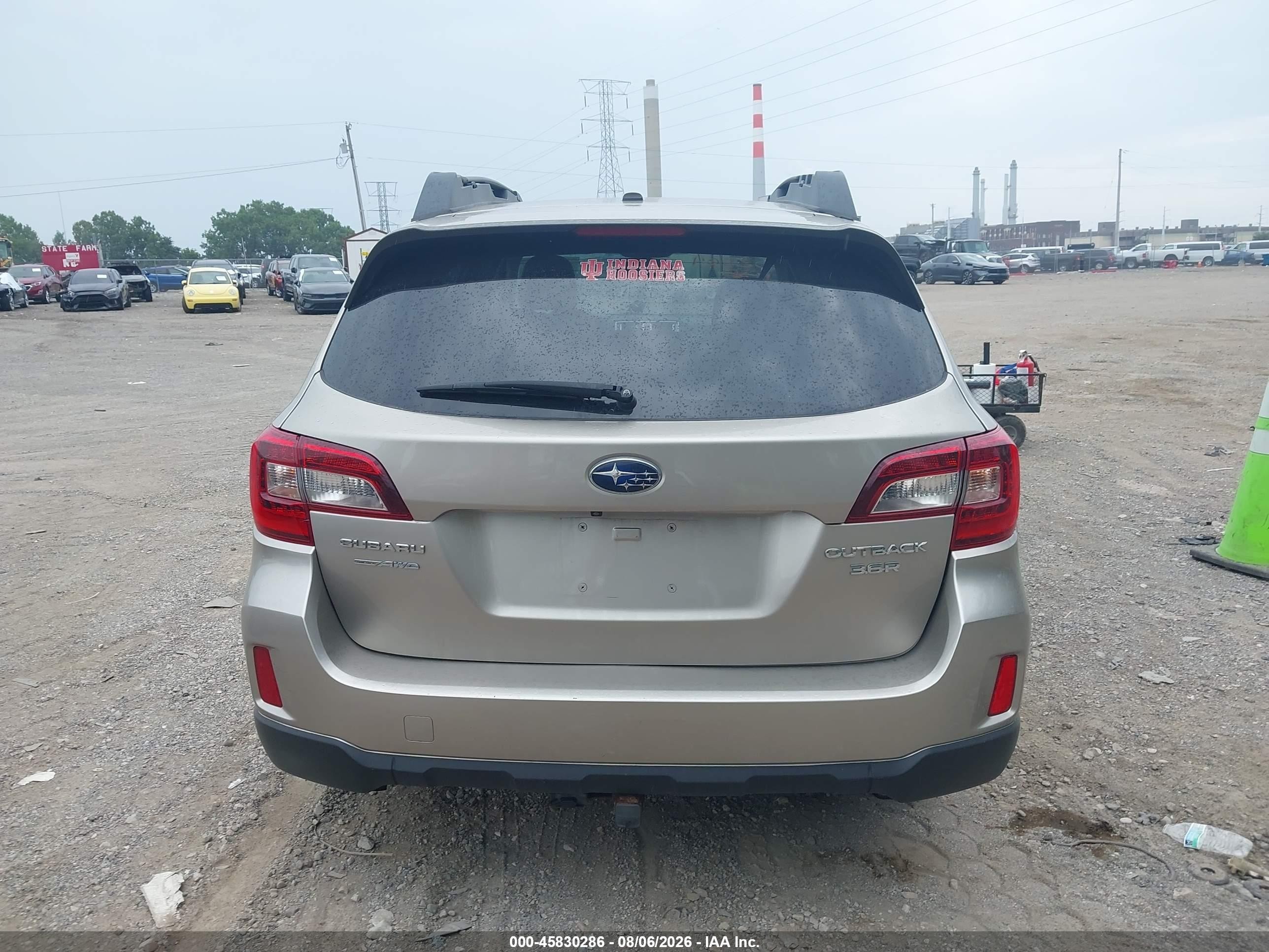 2015 Subaru Outback 3.6r Limited Tan vin: 4S4BSELC1F3229800