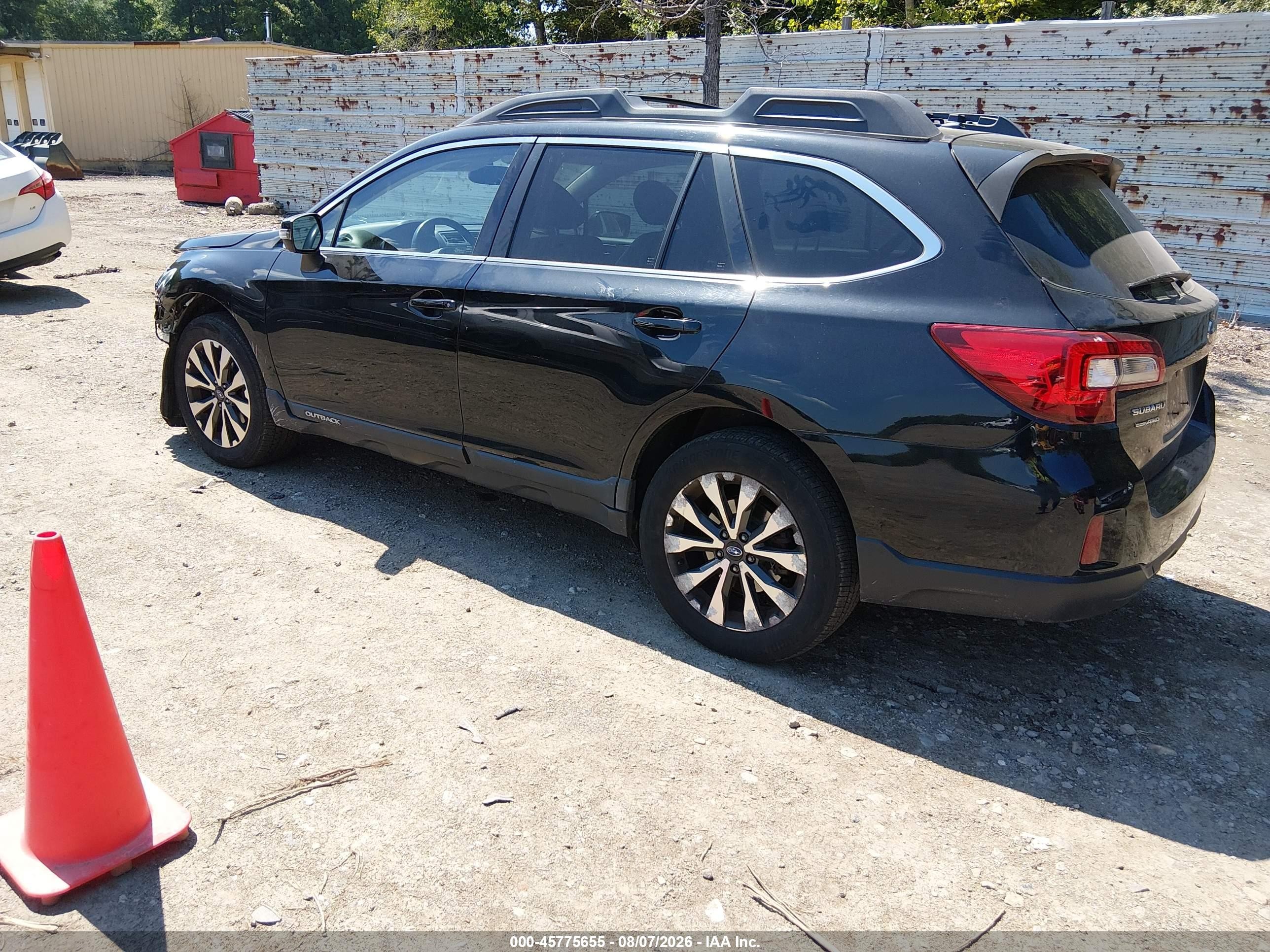 2015 Subaru Outback 3.6r Limited Black vin: 4S4BSELCXF3238060