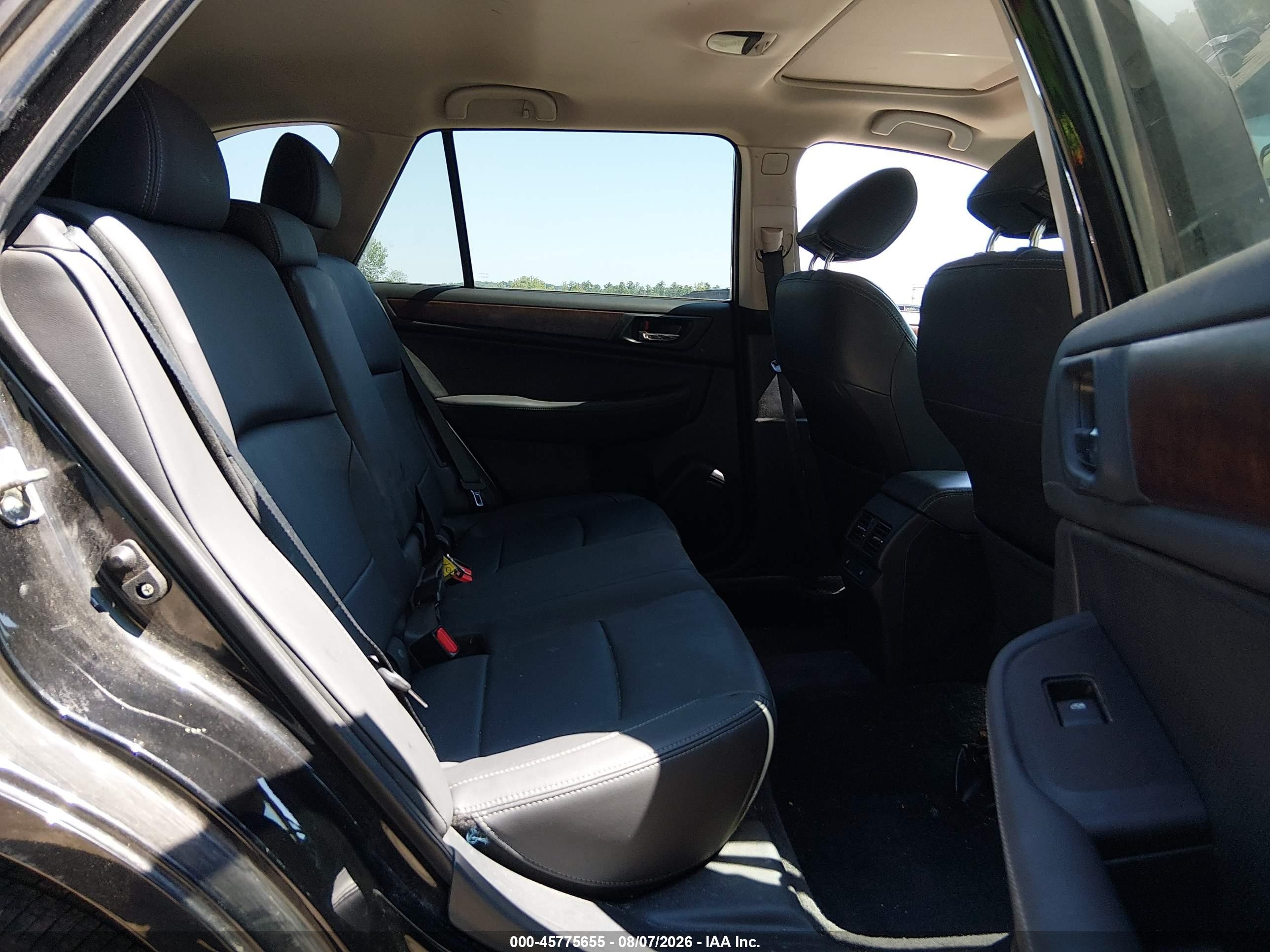 2015 Subaru Outback 3.6r Limited Black vin: 4S4BSELCXF3238060