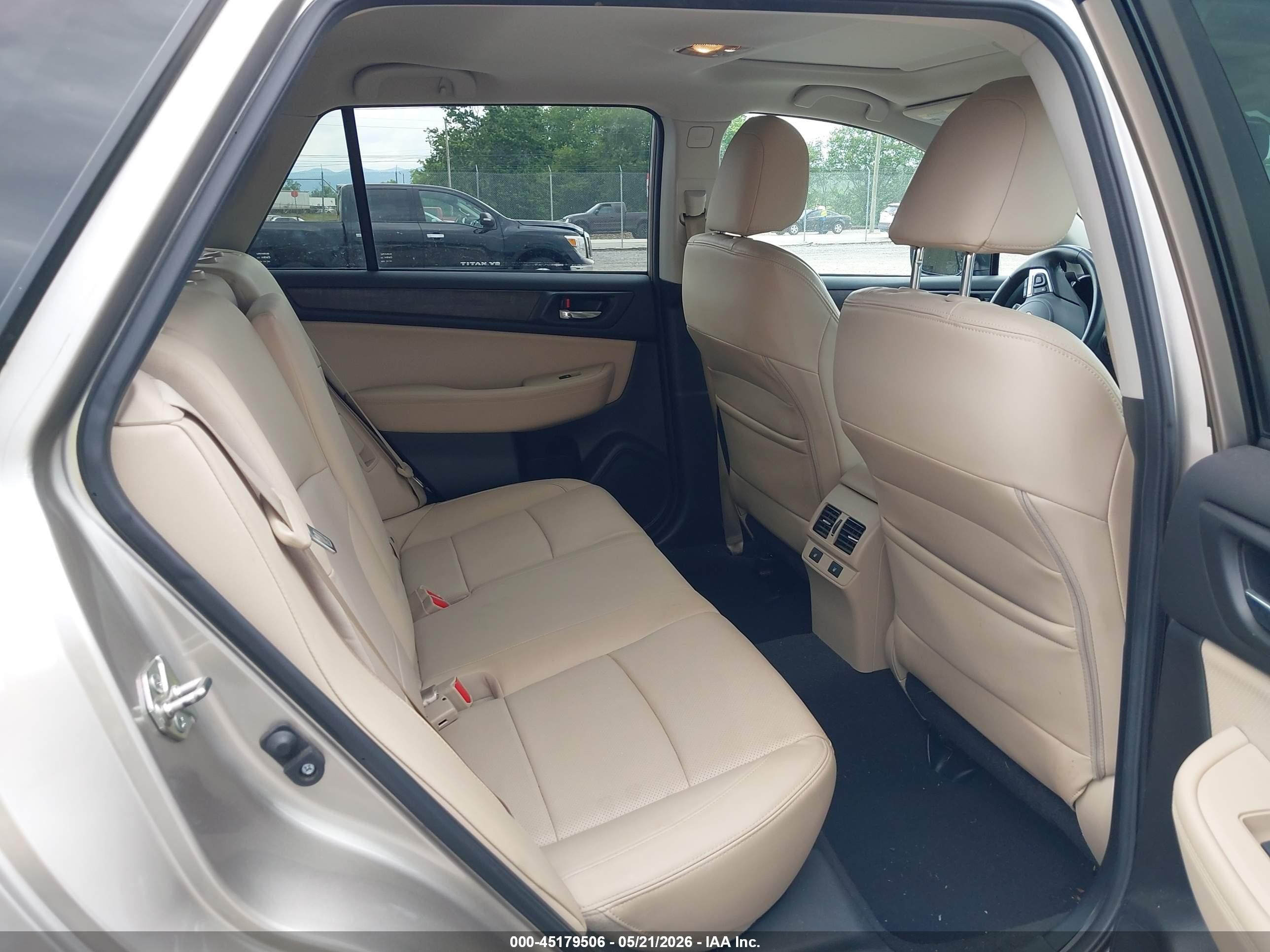 2015 Subaru Outback 3.6r Limited Beige vin: 4S4BSENC0F3339931