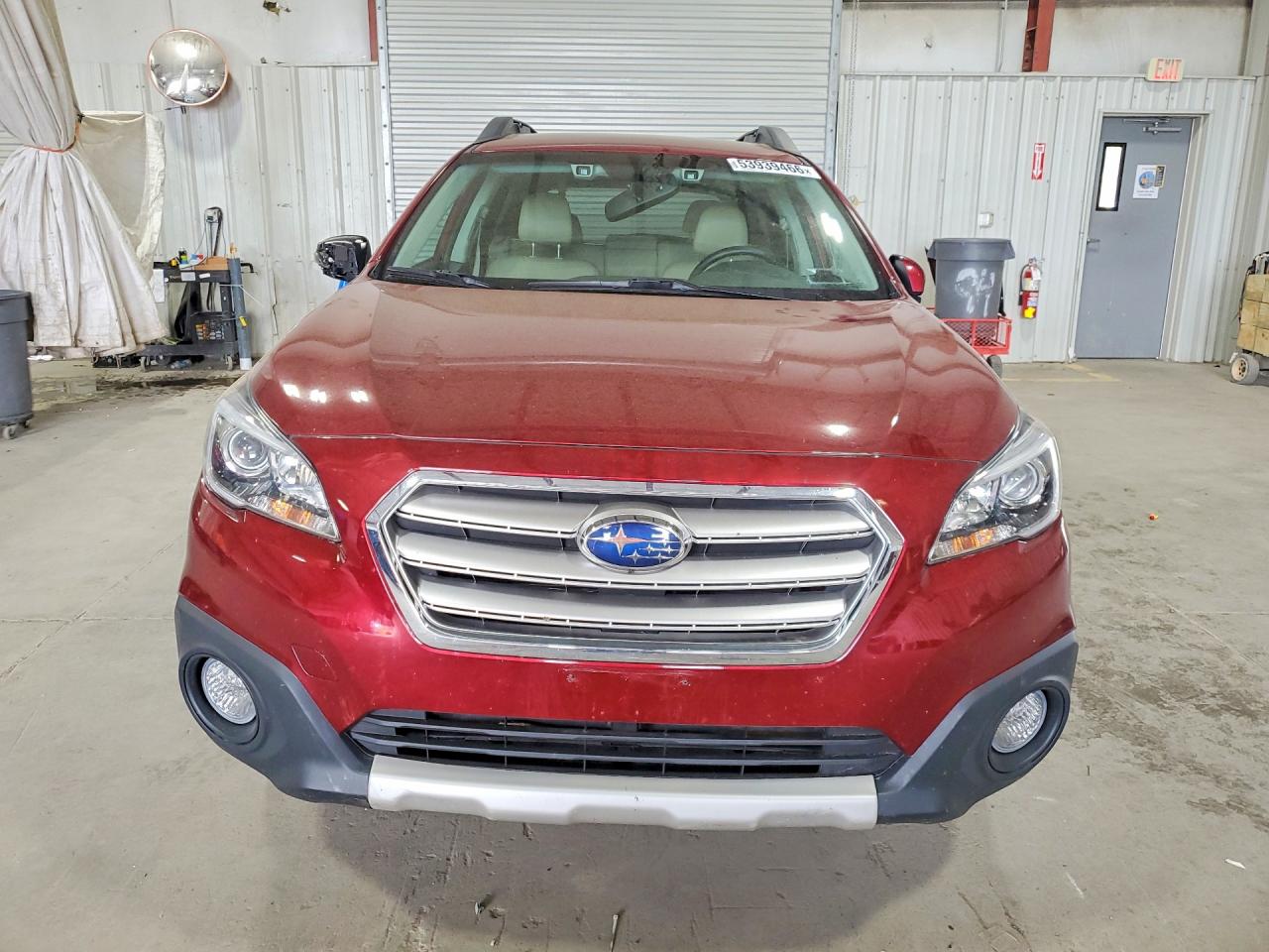 2015 Subaru Outback 3.6r Limited Red vin: 4S4BSENC2F3223520