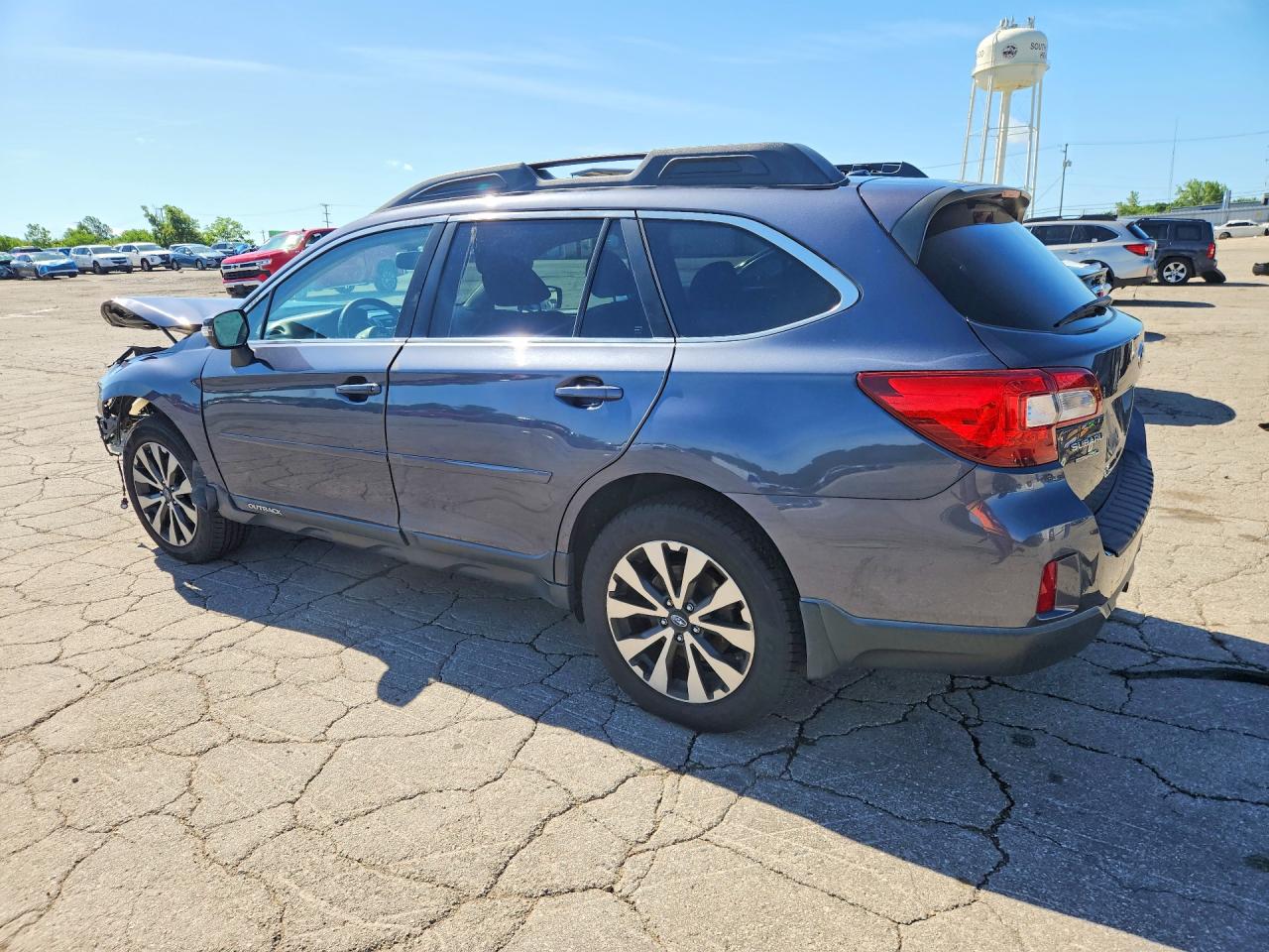 2015 Subaru Outback 3.6r Limited Gray vin: 4S4BSENC3F3330267