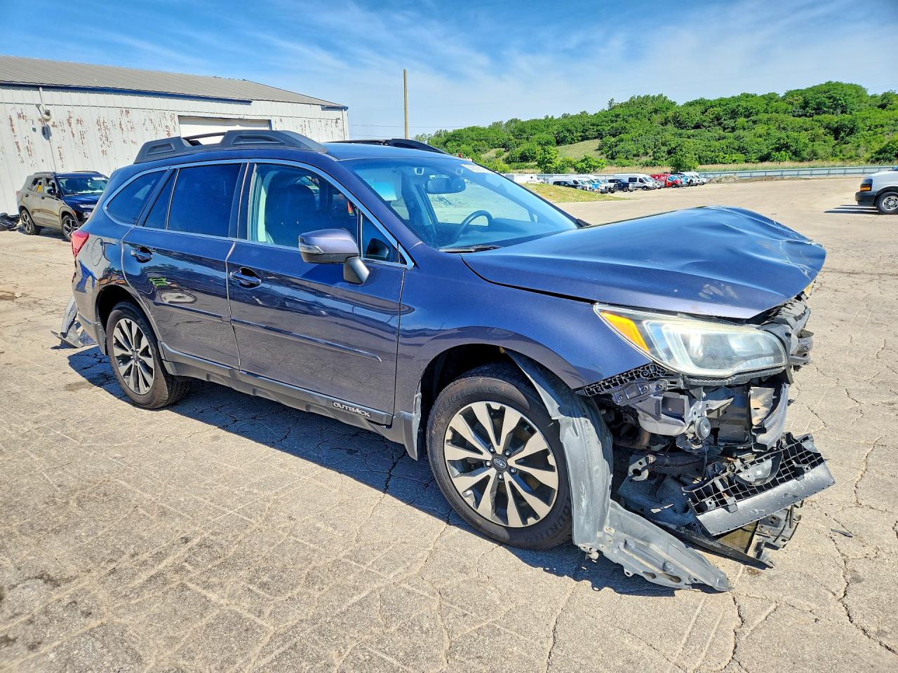 2015 Subaru Outback 3.6r Limited Gray vin: 4S4BSENC3F3330267