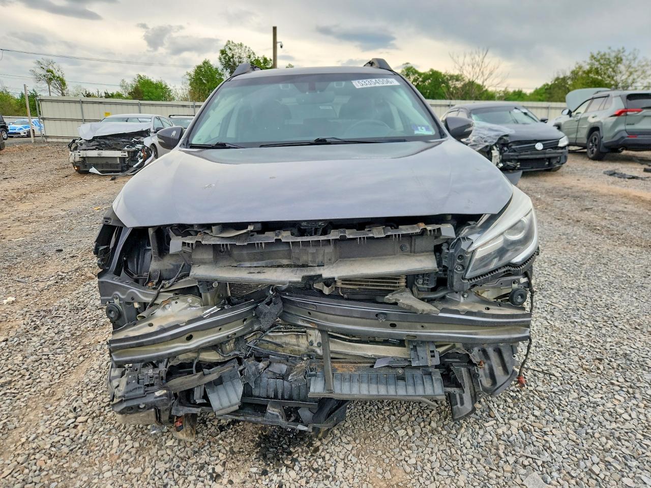 2019 Subaru Outback 3.6r Limited Gray vin: 4S4BSENC3K3359083