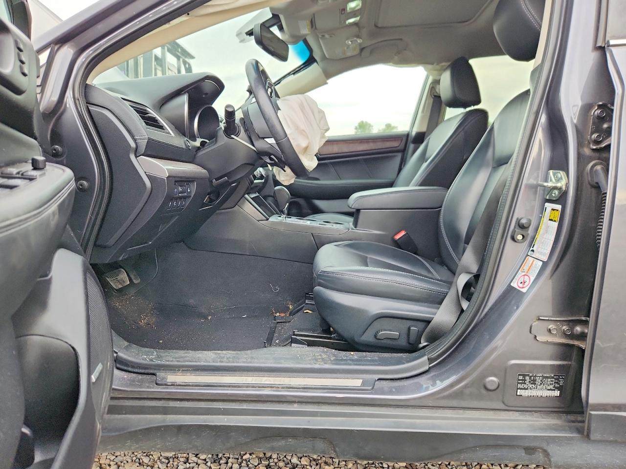2019 Subaru Outback 3.6r Limited Gray vin: 4S4BSENC3K3359083