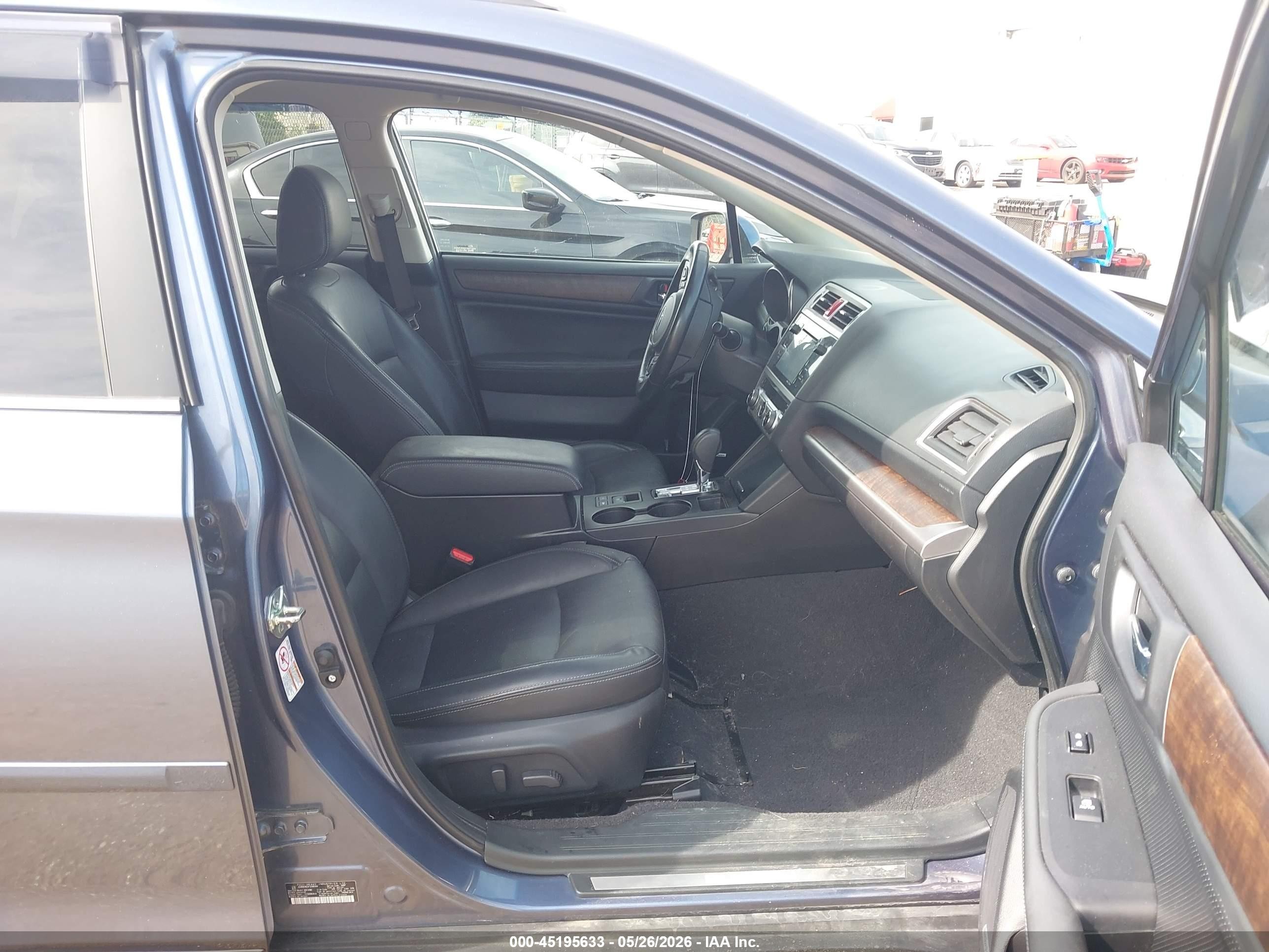 2015 Subaru Outback 3.6r Limited Blue vin: 4S4BSENC5F3288359