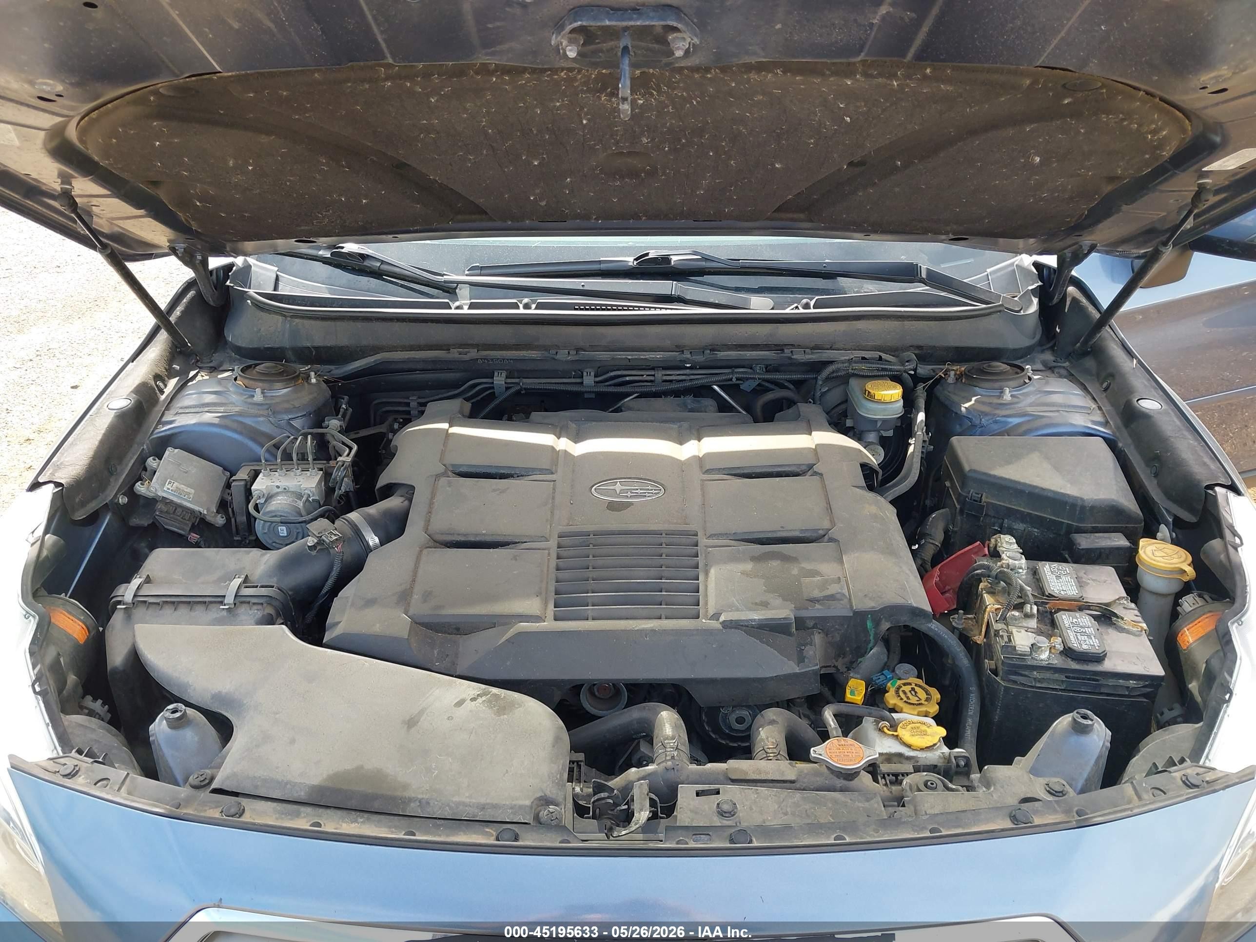 2015 Subaru Outback 3.6r Limited Blue vin: 4S4BSENC5F3288359