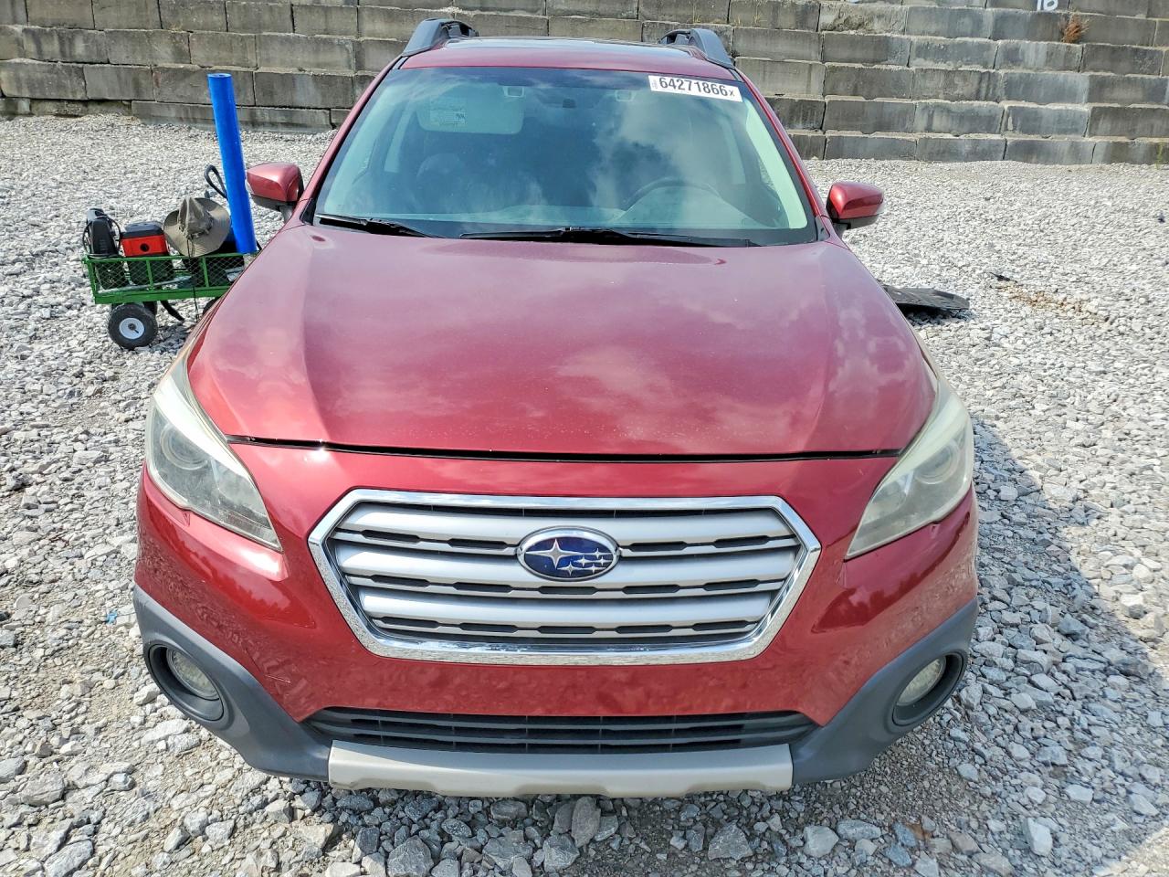 2015 Subaru Outback 3.6r Limited Maroon vin: 4S4BSENC5F3343098
