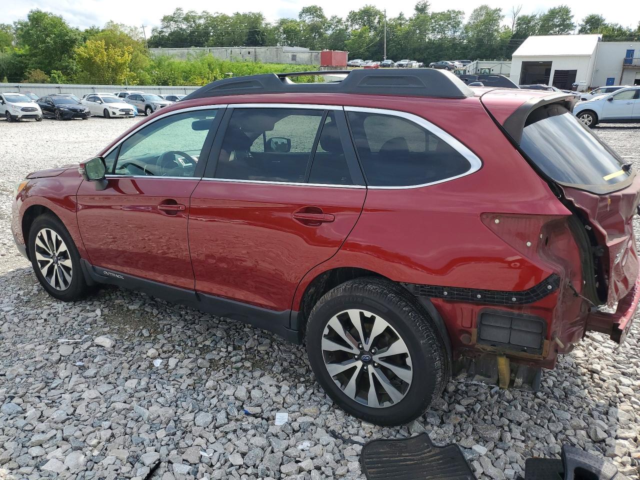 2015 Subaru Outback 3.6r Limited Maroon vin: 4S4BSENC5F3343098