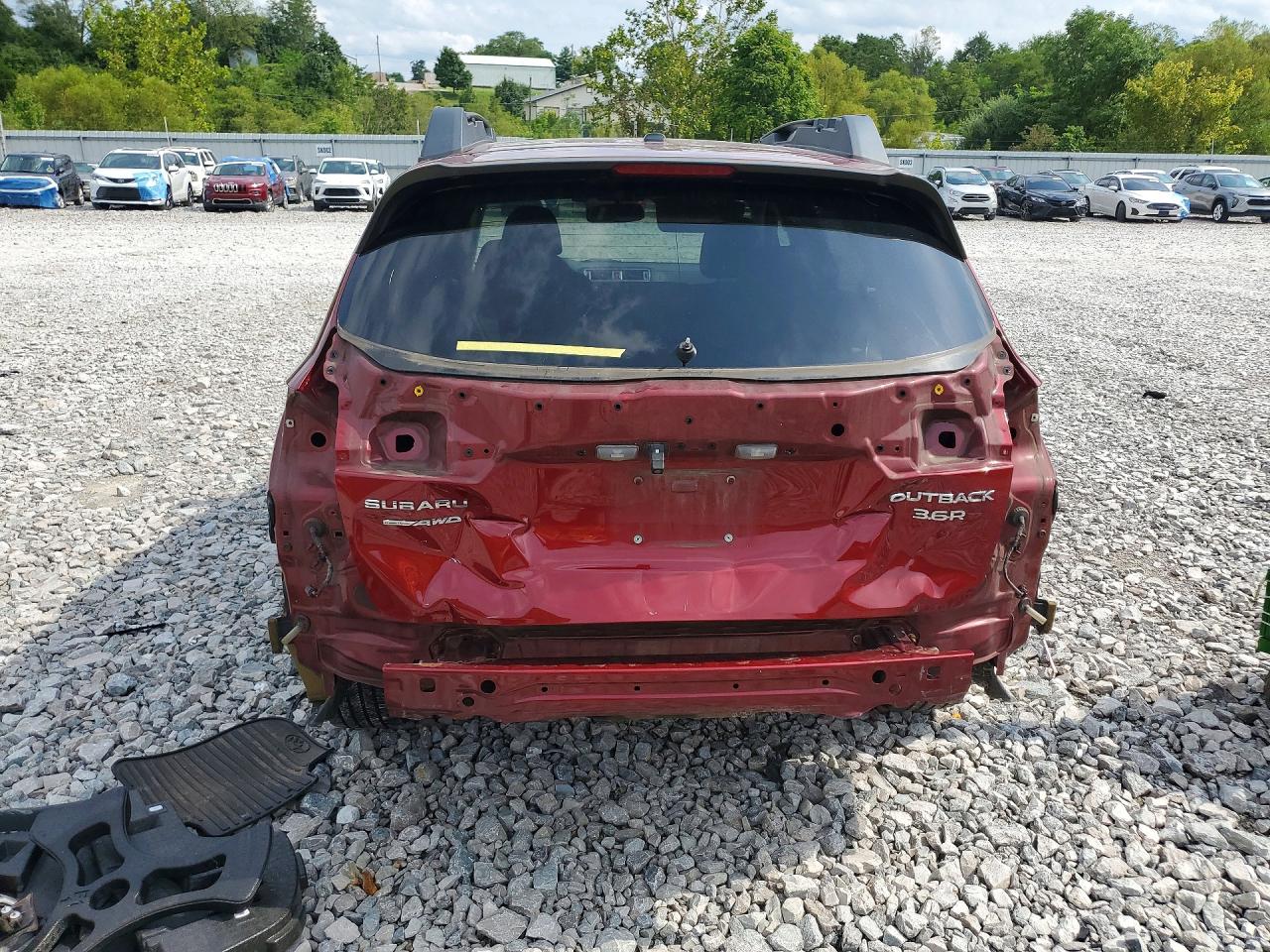 2015 Subaru Outback 3.6r Limited Maroon vin: 4S4BSENC5F3343098