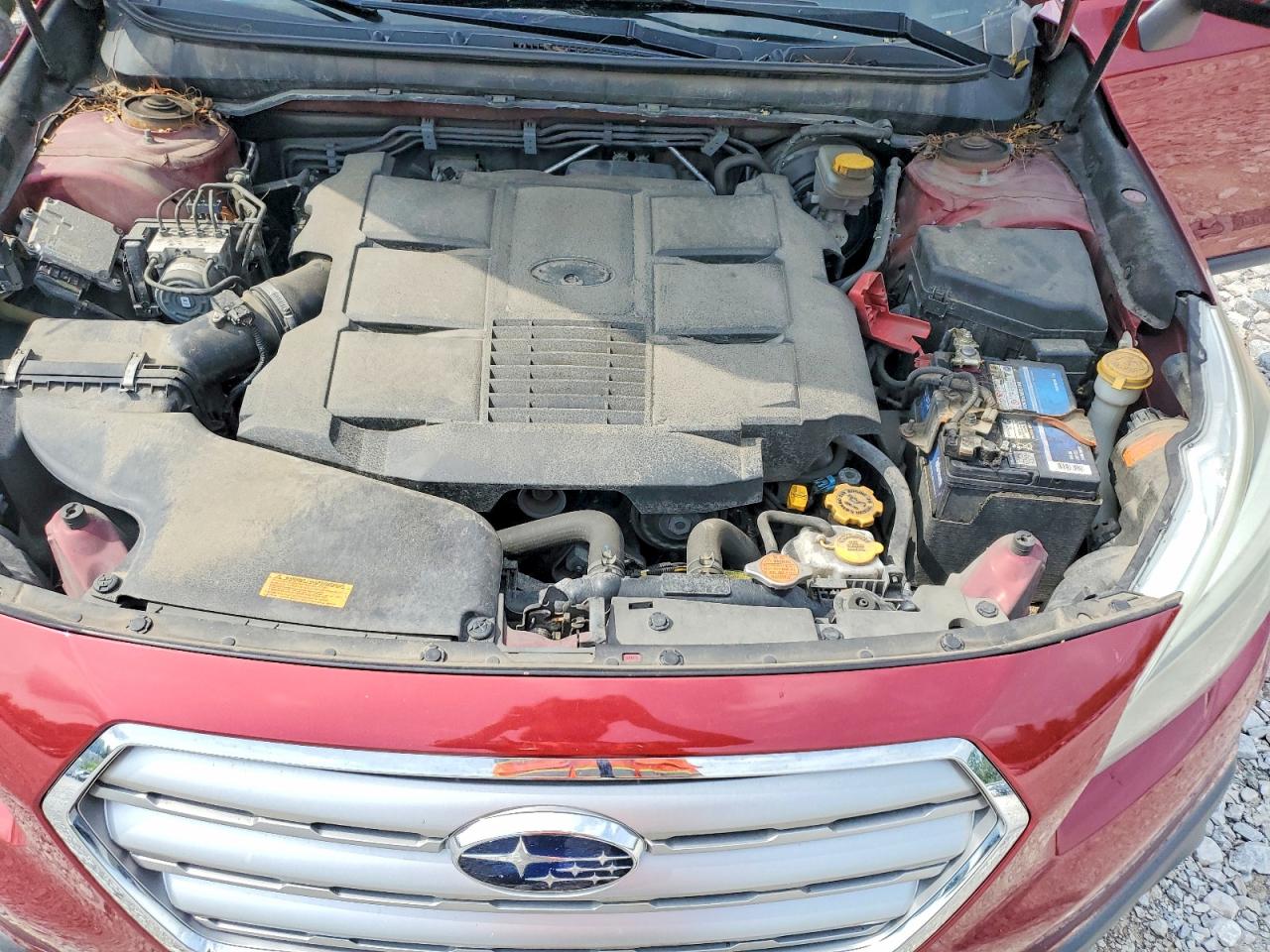 2015 Subaru Outback 3.6r Limited Maroon vin: 4S4BSENC5F3343098