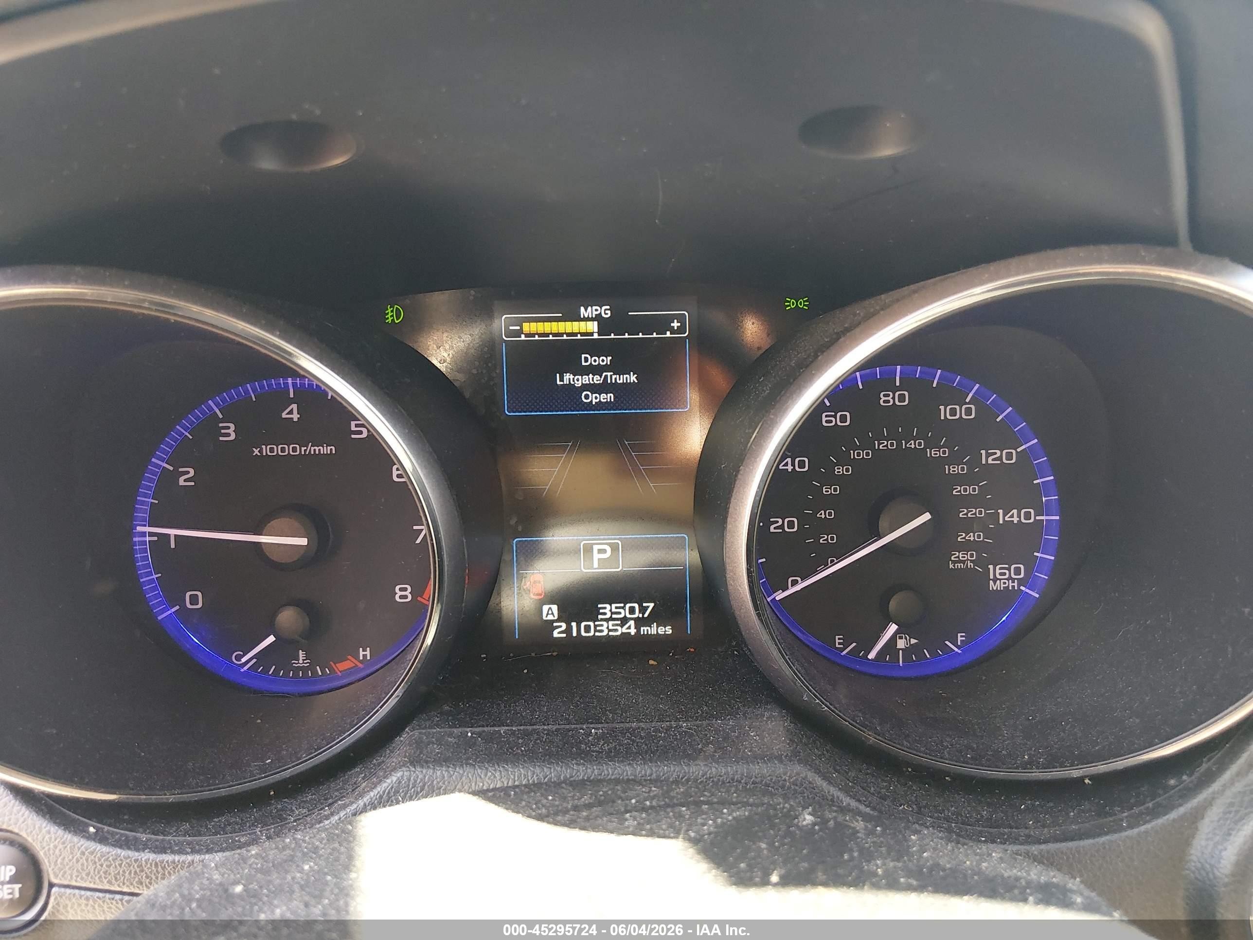 2015 Subaru Outback 3.6r Limited Blue vin: 4S4BSENC6F3336175