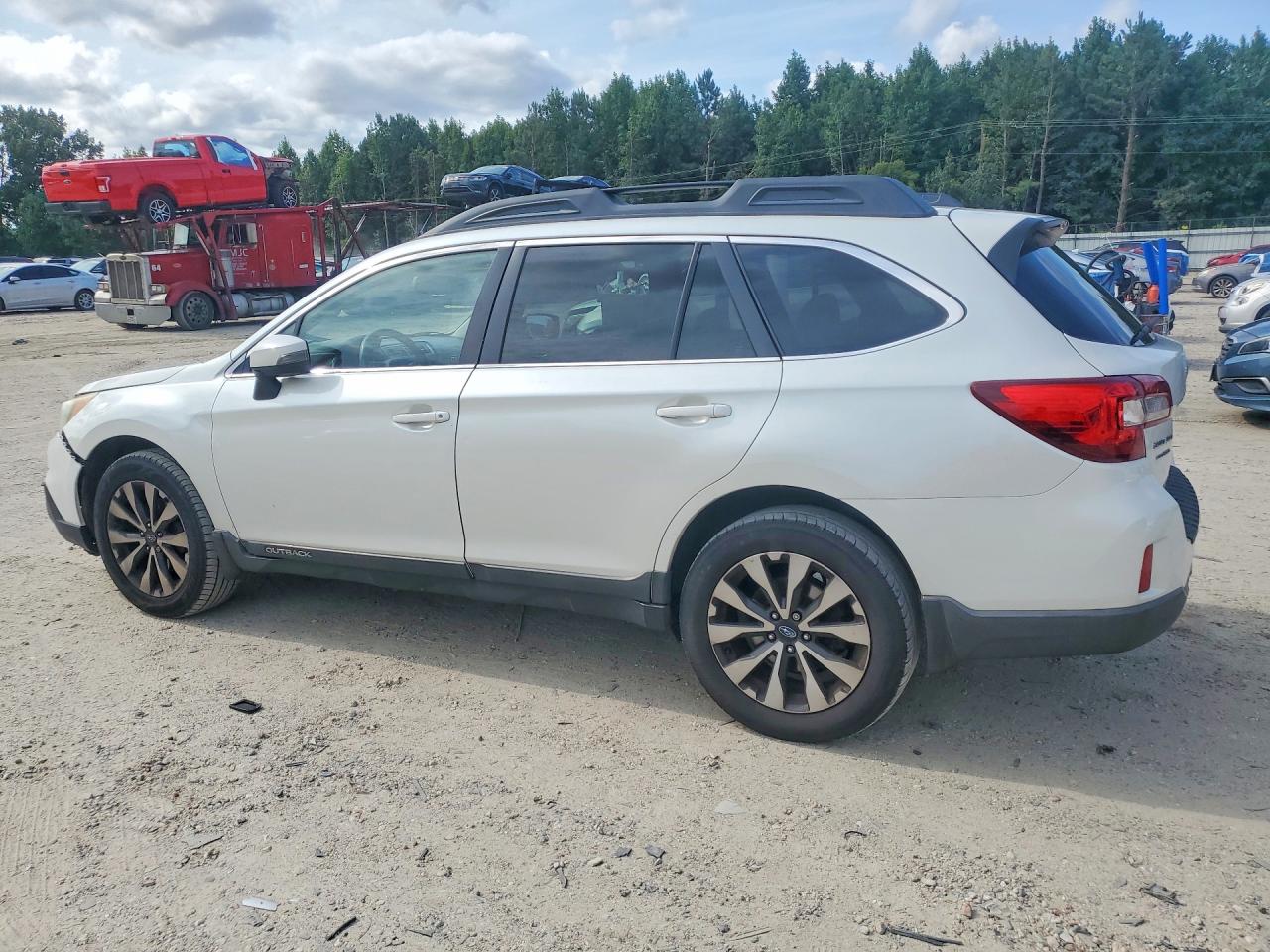 2015 Subaru Outback 3.6r Limited White vin: 4S4BSENC7F3226364