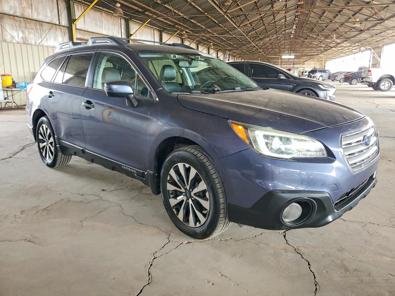 2015 Subaru Outback 3.6r Limited Blue vin: 4S4BSENC7F3234349