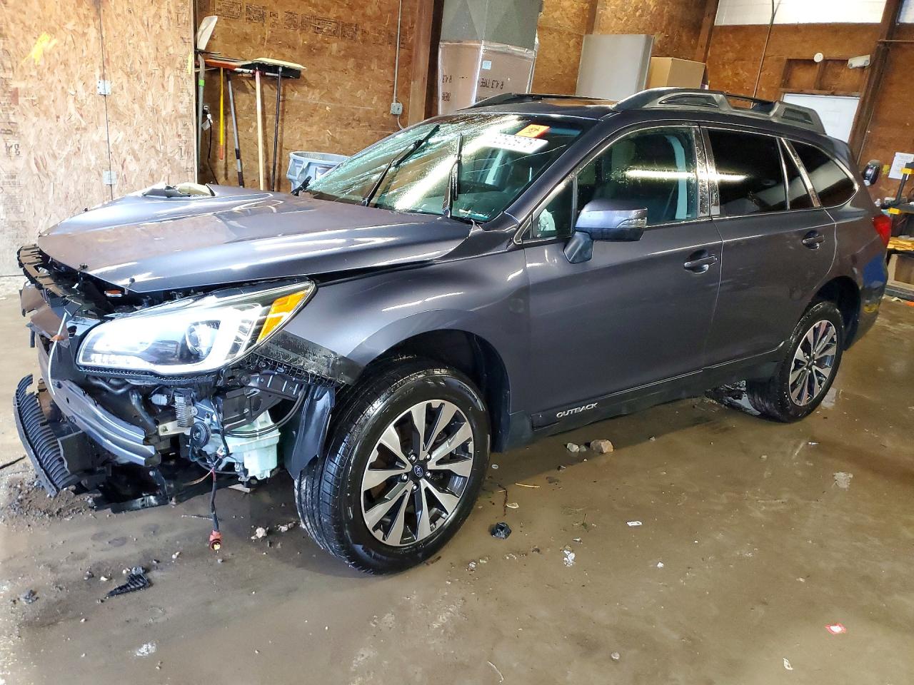 2015 Subaru Outback 3.6r Limited Blue vin: 4S4BSENC7F3334791