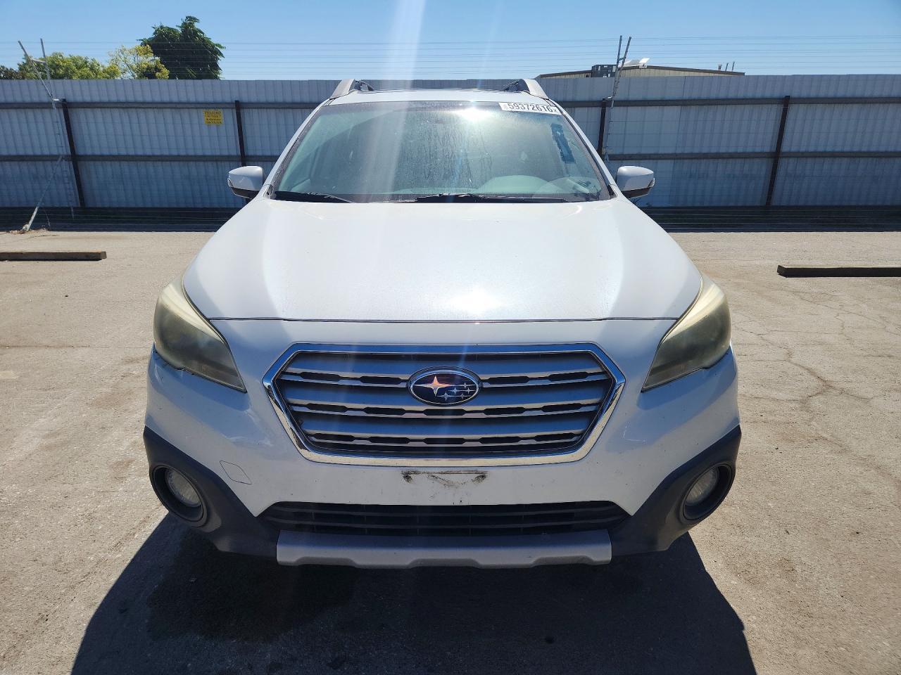2015 Subaru Outback 3.6r Limited Белый vin: 4S4BSENC7F3349503