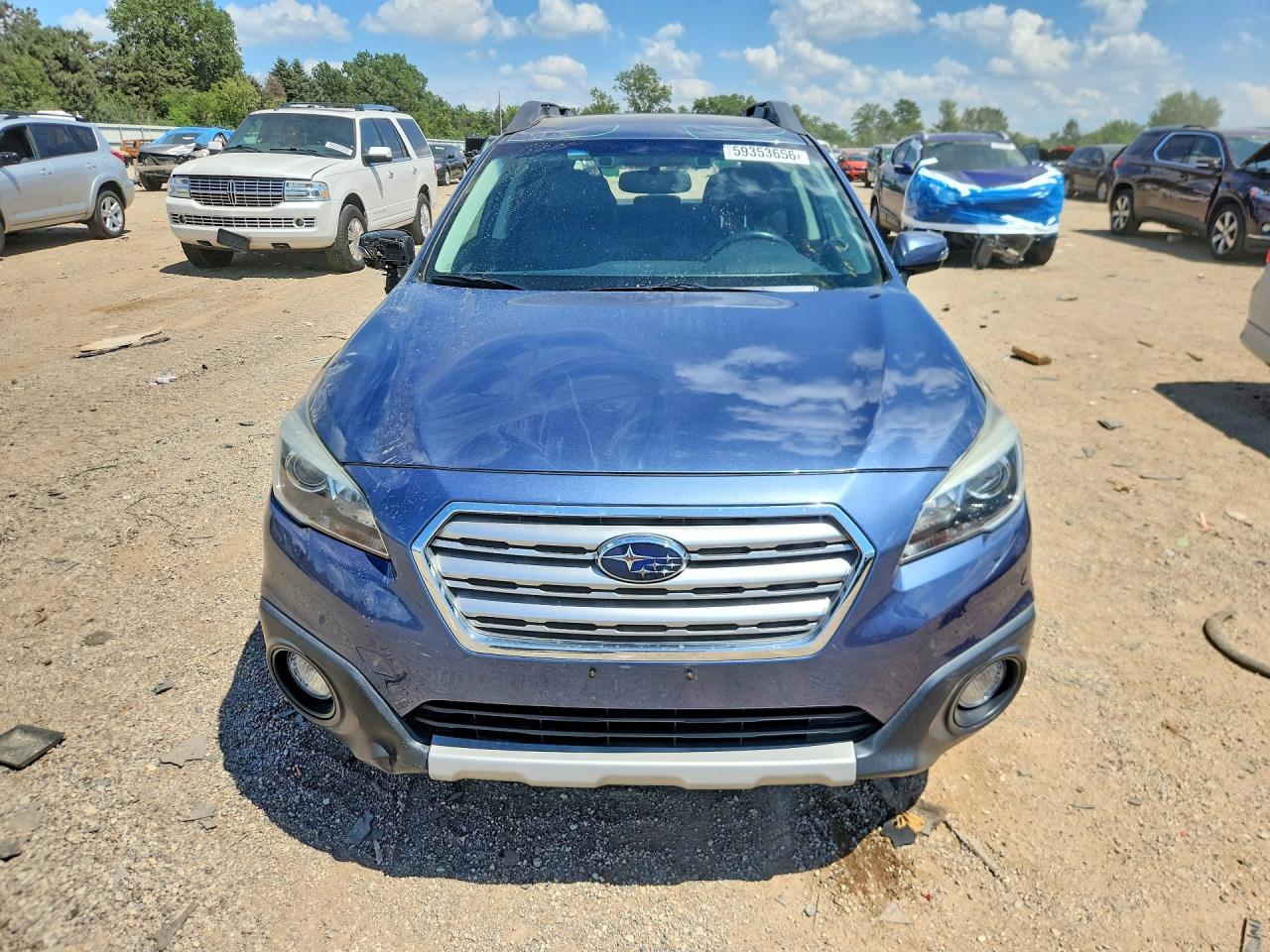 2015 Subaru Outback 3.6r Limited Blue vin: 4S4BSENC8F3318521