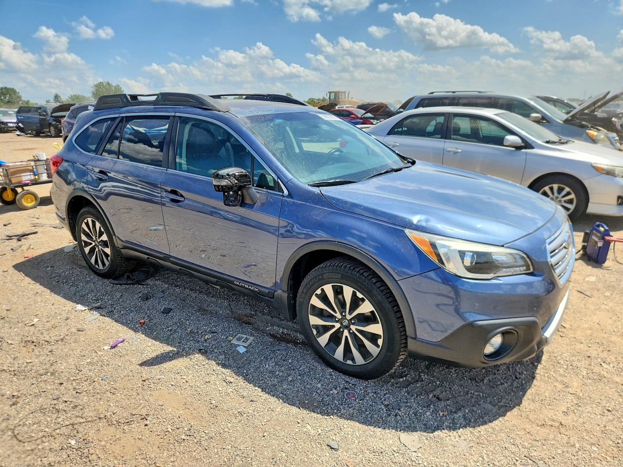 2015 Subaru Outback 3.6r Limited Blue vin: 4S4BSENC8F3318521