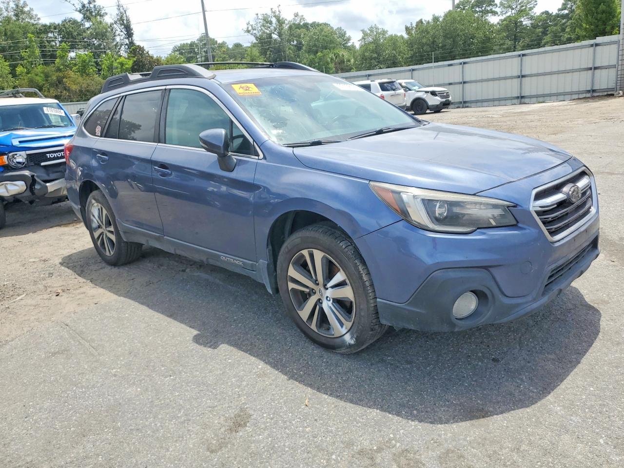 2018 Subaru Outback 3.6r Limited Blue vin: 4S4BSENC8J3367971
