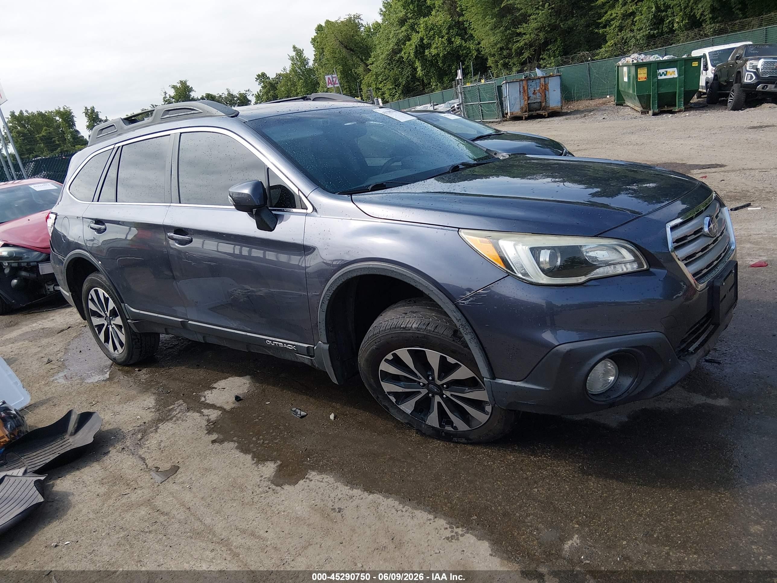 2015 Subaru Outback 3.6r Limited vin: 4S4BSENC9F3284282