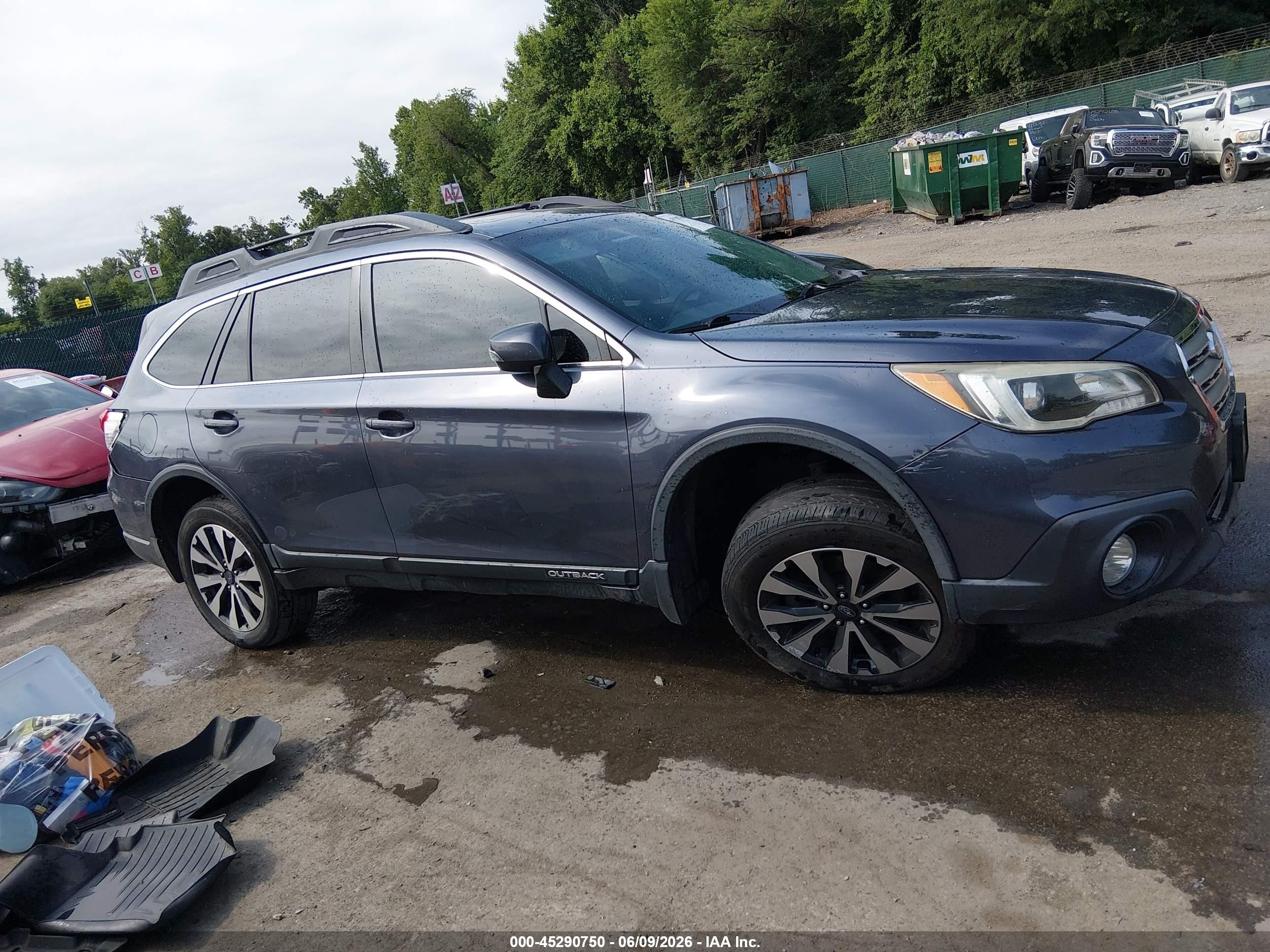 2015 Subaru Outback 3.6r Limited vin: 4S4BSENC9F3284282