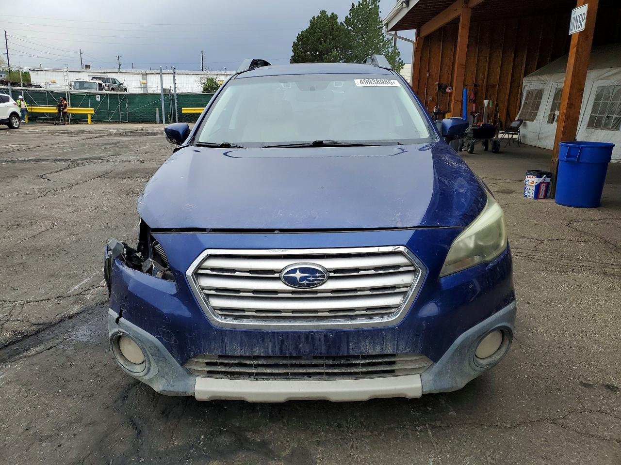 2015 Subaru Outback 3.6r Limited Blue vin: 4S4BSENCXF3230134