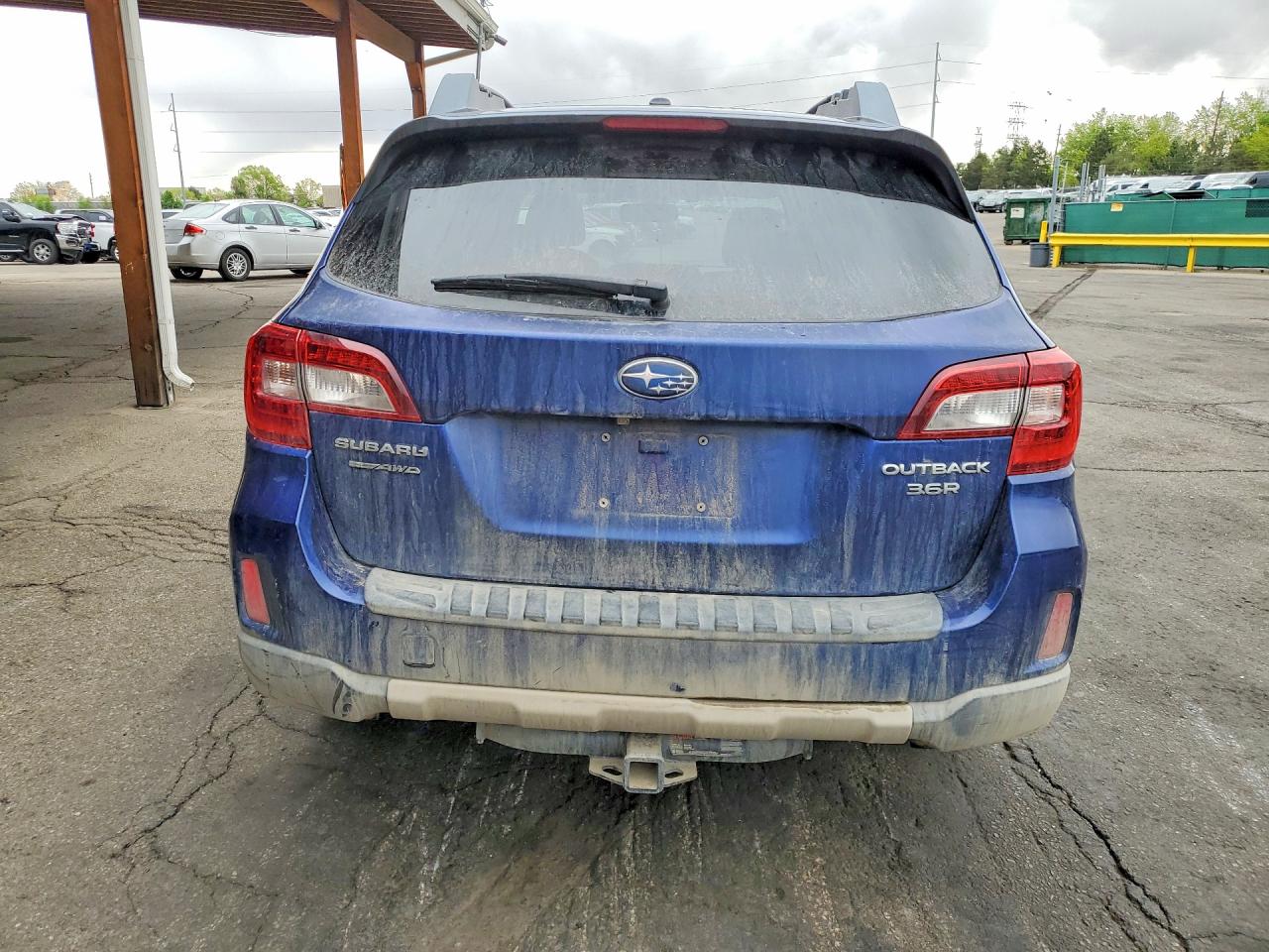 2015 Subaru Outback 3.6r Limited Blue vin: 4S4BSENCXF3230134