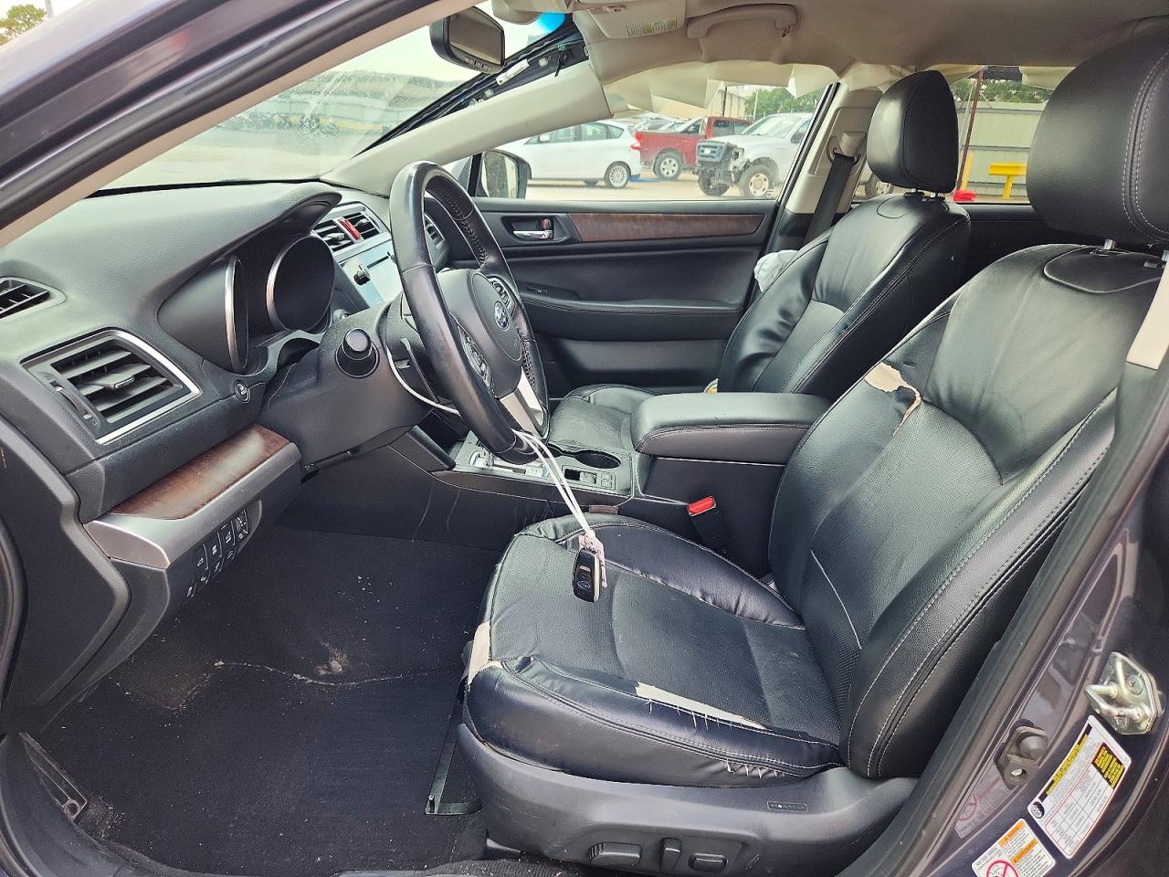 2015 Subaru Outback 3.6r Limited Gray vin: 4S4BSENCXF3280287