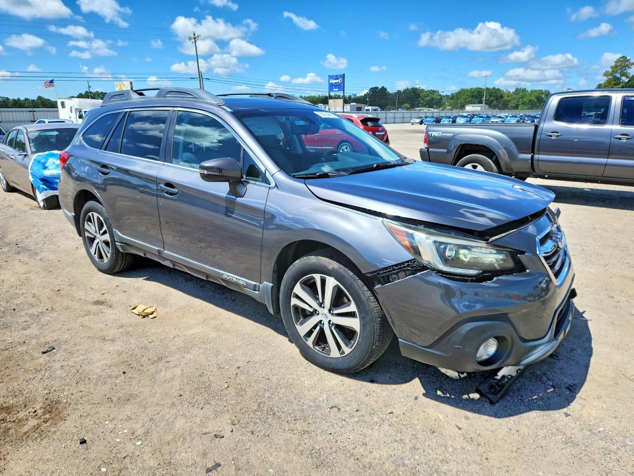 2018 Subaru Outback 3.6r Limited Charcoal vin: 4S4BSENCXJ3383301