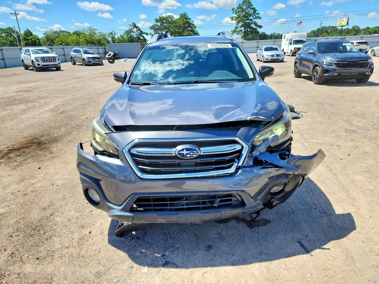 2018 Subaru Outback 3.6r Limited Charcoal vin: 4S4BSENCXJ3383301