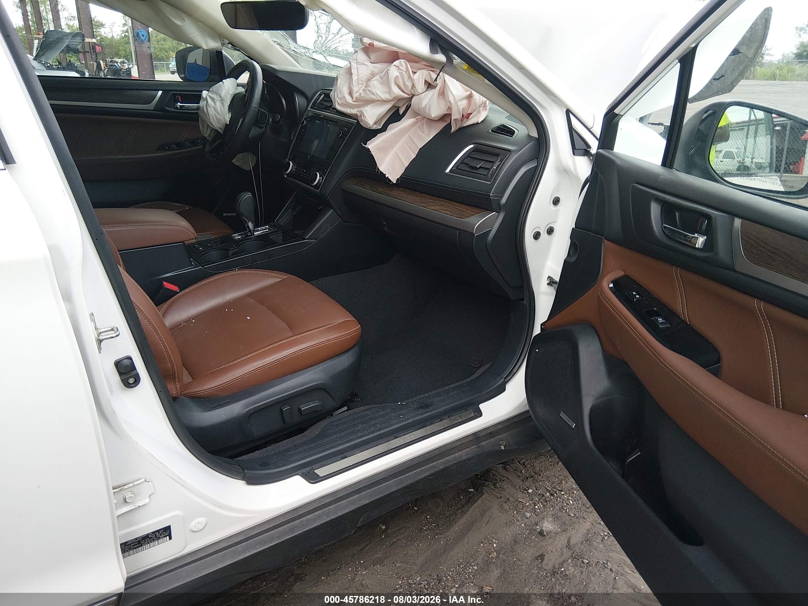 2019 Subaru Outback 3.6r Touring Белый vin: 4S4BSETC3K3287529