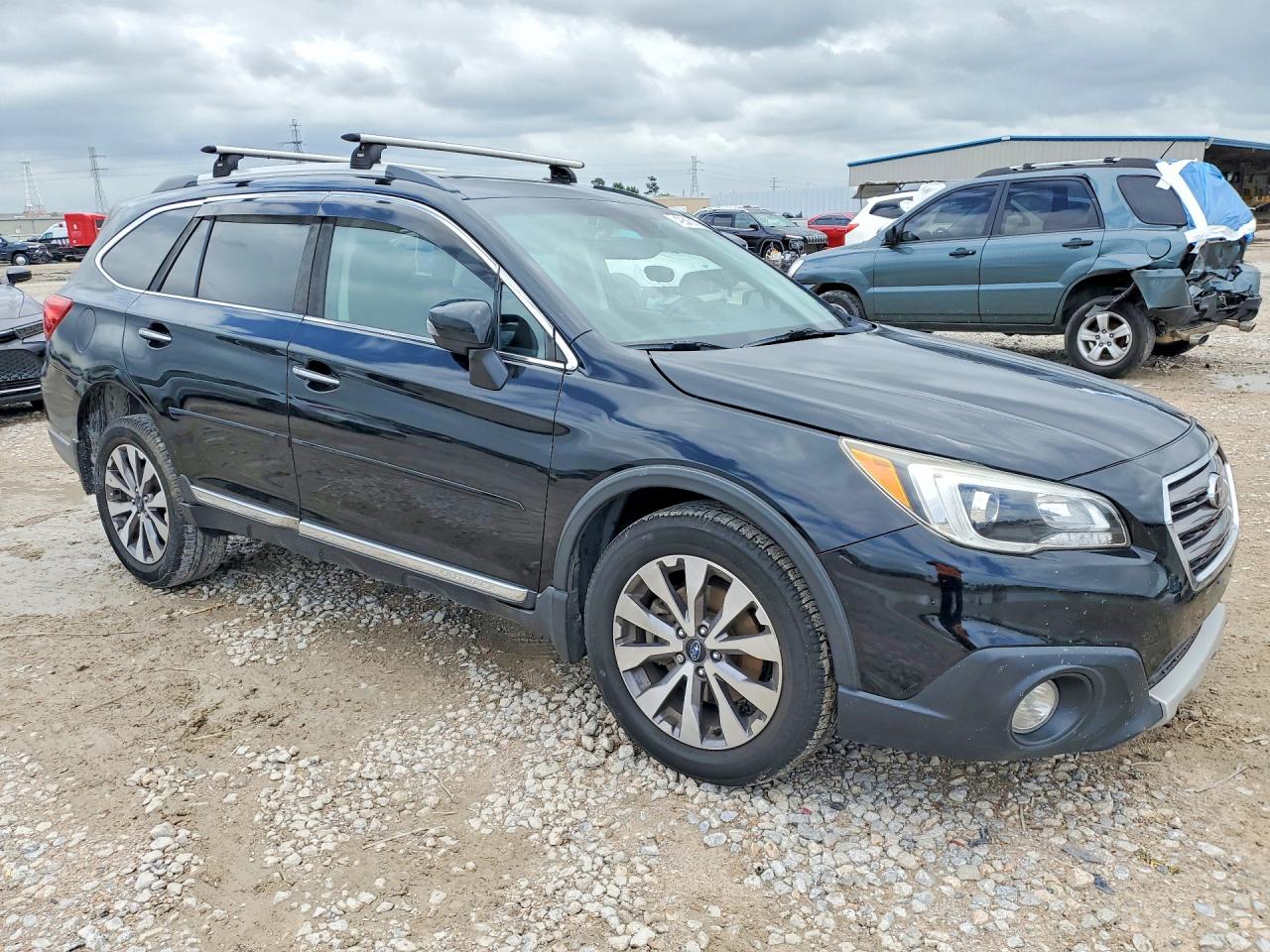 2017 Subaru Outback Touring Black vin: 4S4BSETC9H3397901