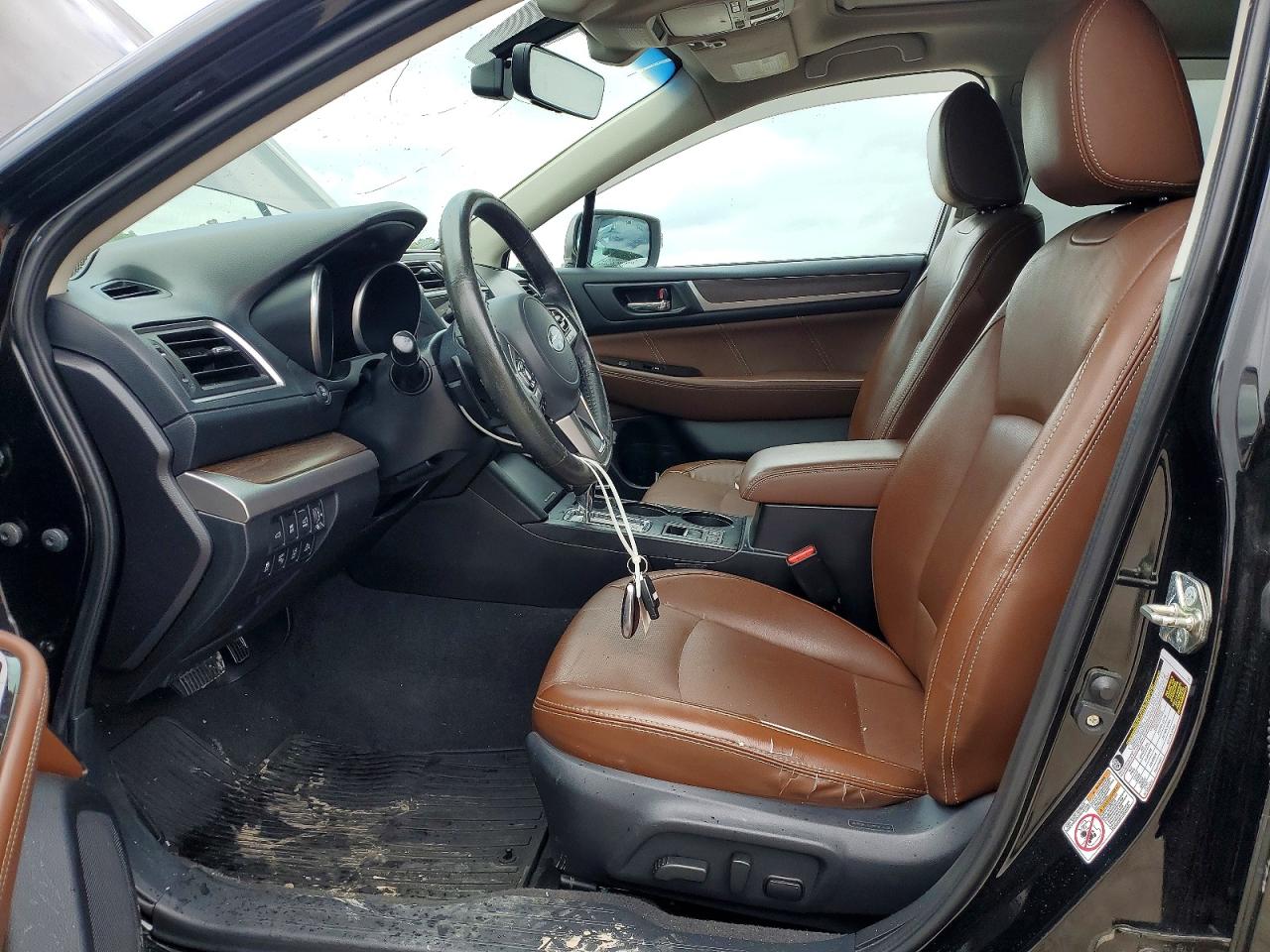 2017 Subaru Outback Touring Black vin: 4S4BSETC9H3397901
