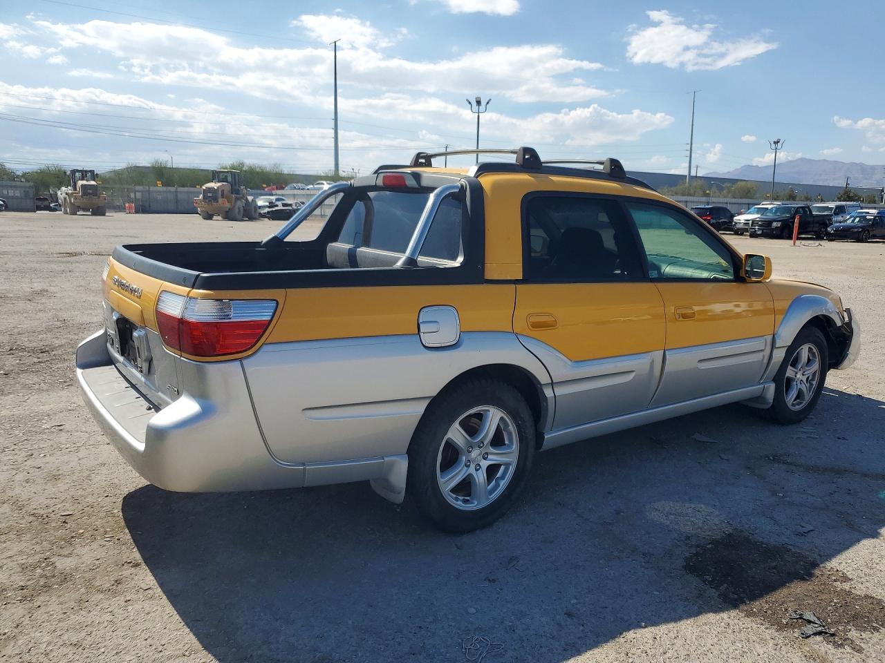 2003 Subaru Baja Yellow vin: 4S4BT61C136101783