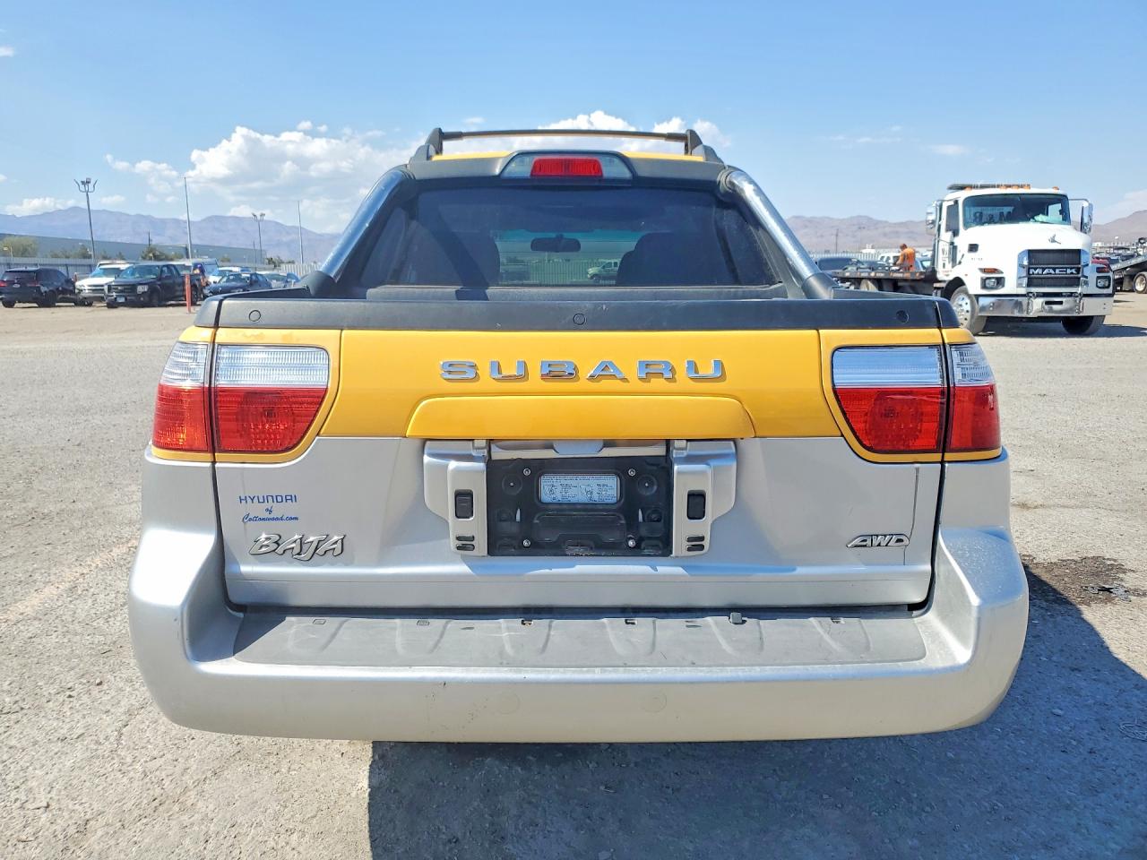 2003 Subaru Baja Yellow vin: 4S4BT61C136101783