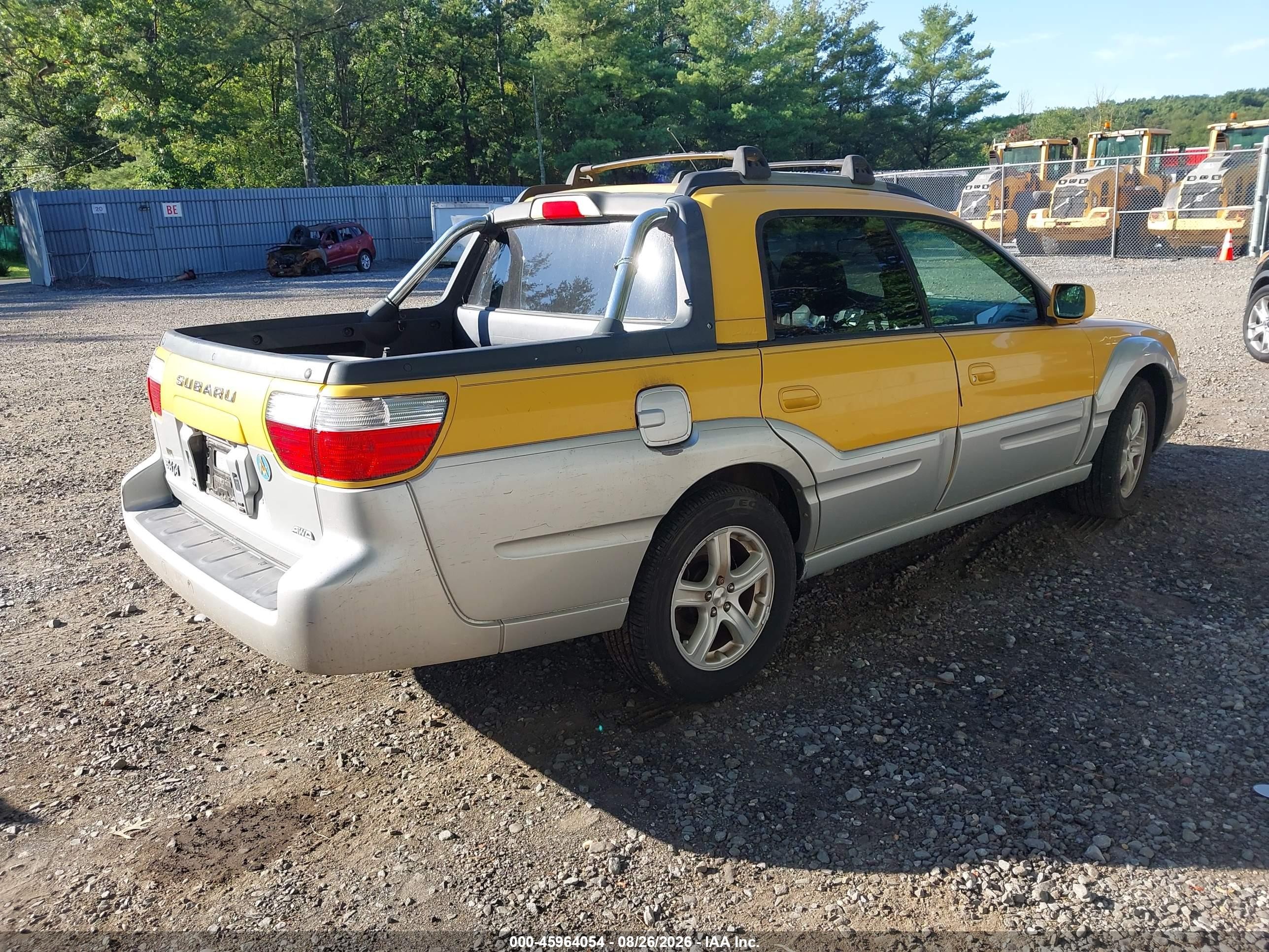 2003 Subaru Baja   Yellow vin: 4S4BT61C336106399