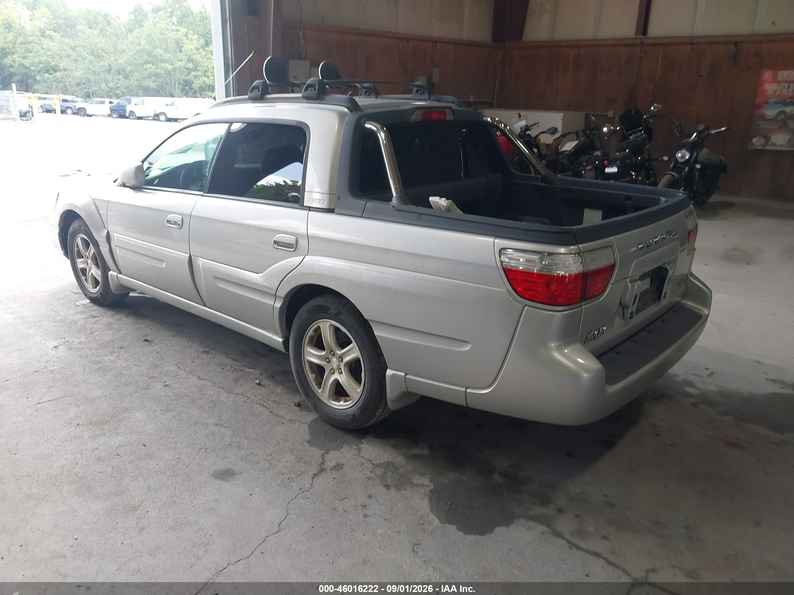 2003 Subaru Baja   Silver vin: 4S4BT61C337112925