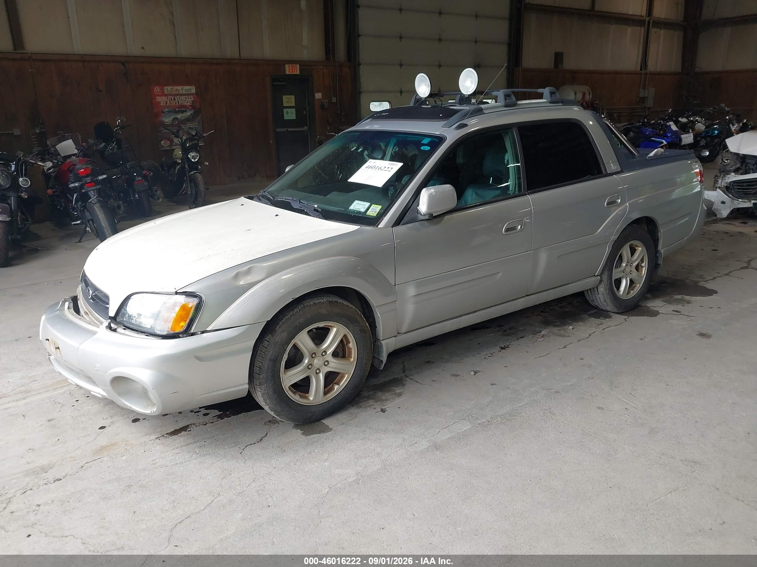 2003 Subaru Baja   Silver vin: 4S4BT61C337112925