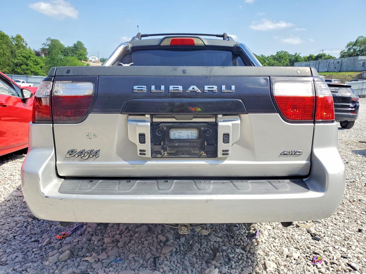 2003 Subaru Baja Черный vin: 4S4BT61C637108870