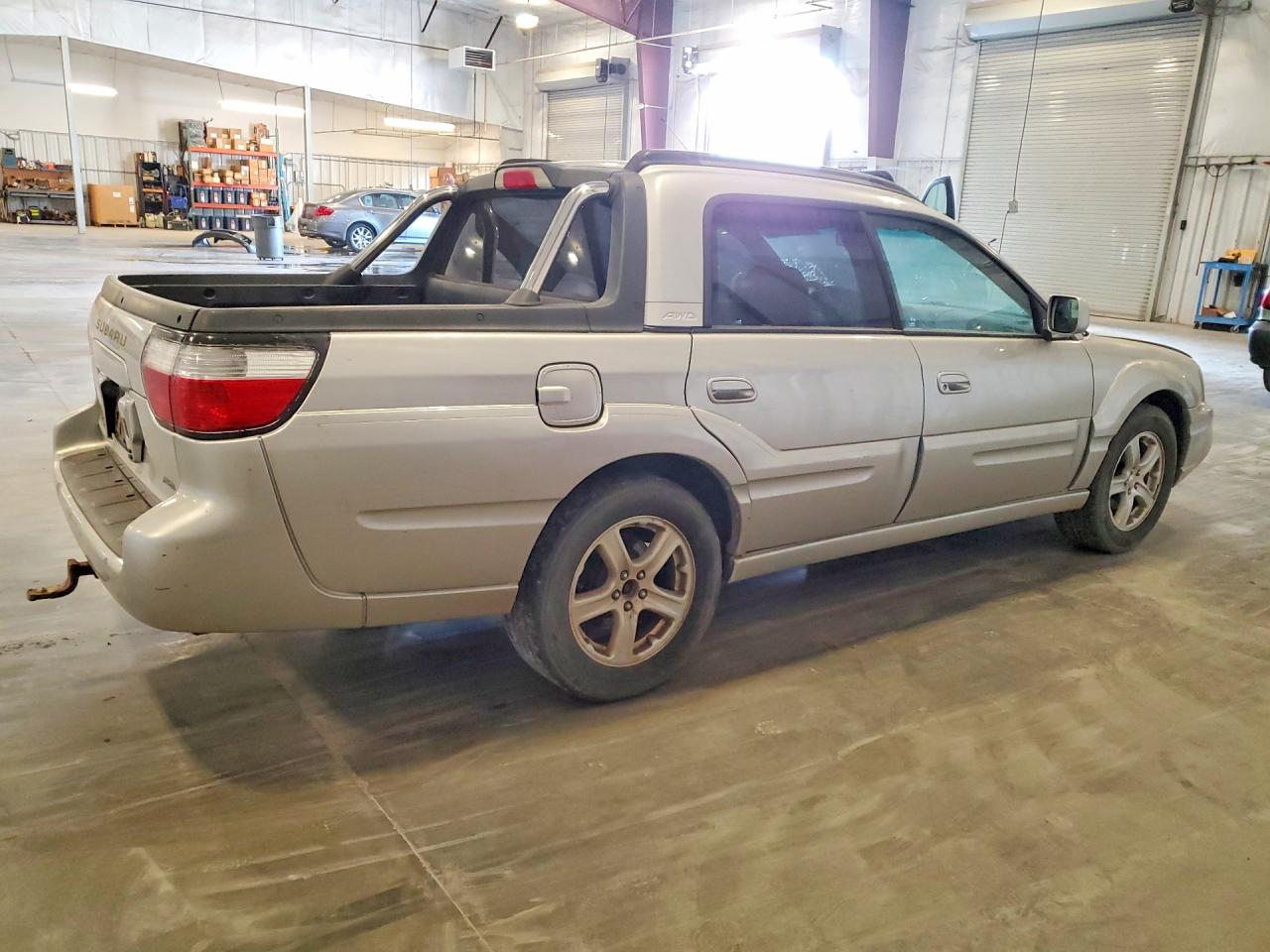 2003 Subaru Baja Silver vin: 4S4BT61C736106955
