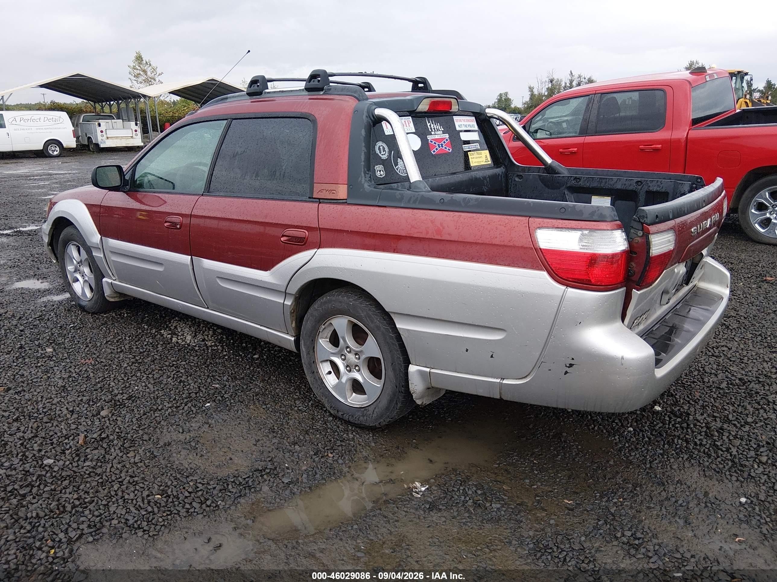 2003 Subaru Baja   Red vin: 4S4BT61C737107677