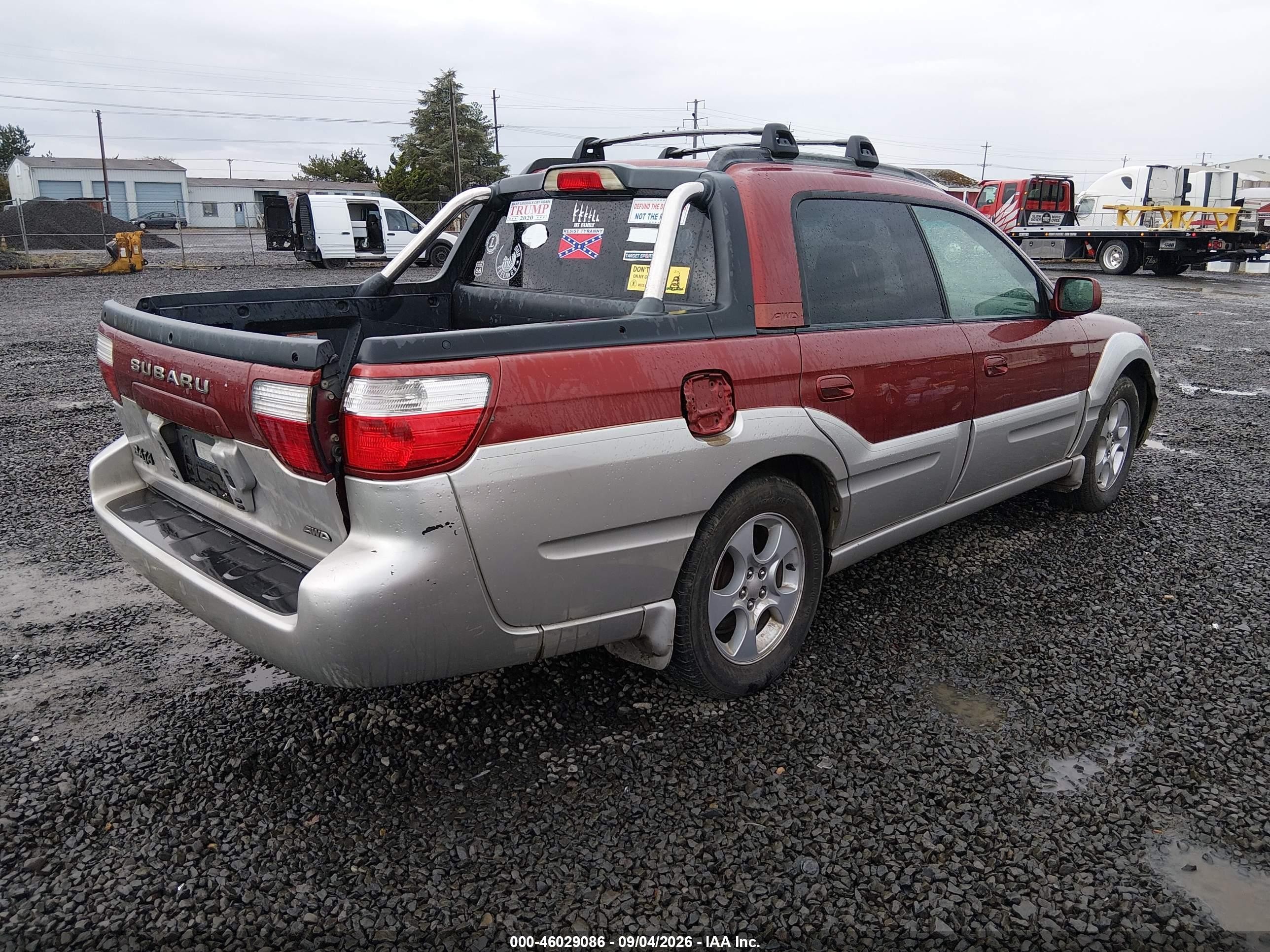 2003 Subaru Baja   Red vin: 4S4BT61C737107677