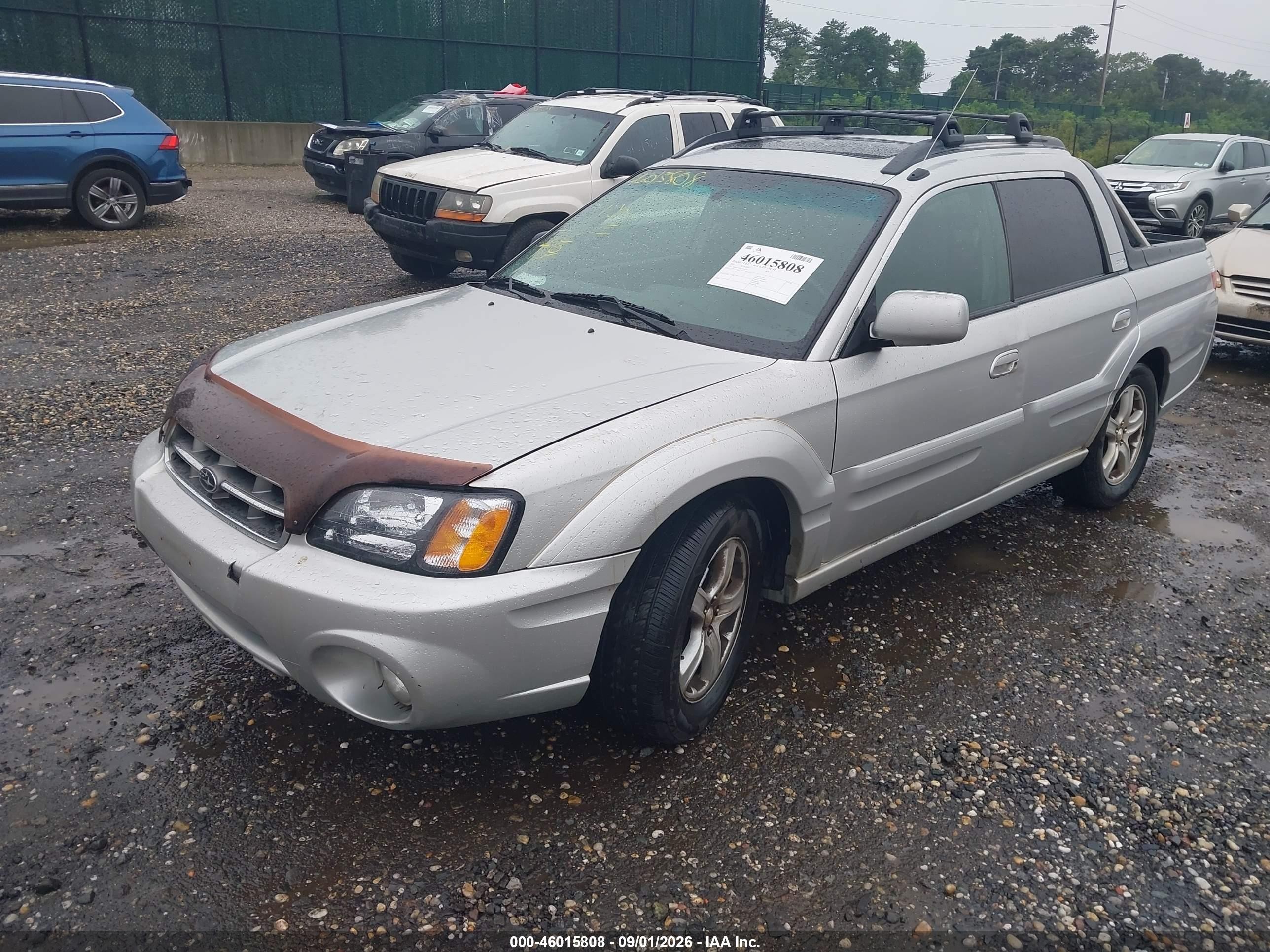 2003 Subaru Baja Silver vin: 4S4BT61C837100835