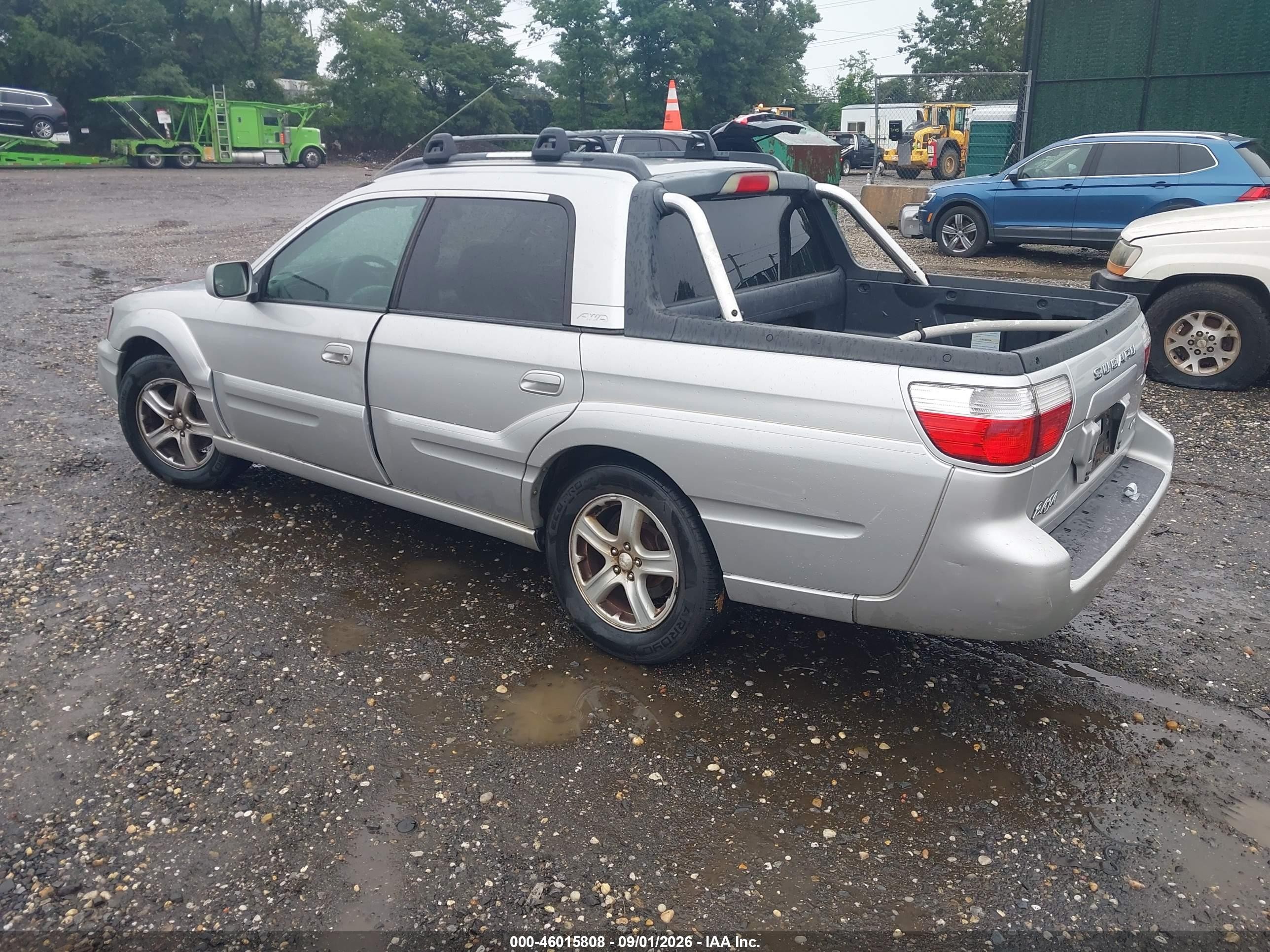 2003 Subaru Baja Silver vin: 4S4BT61C837100835